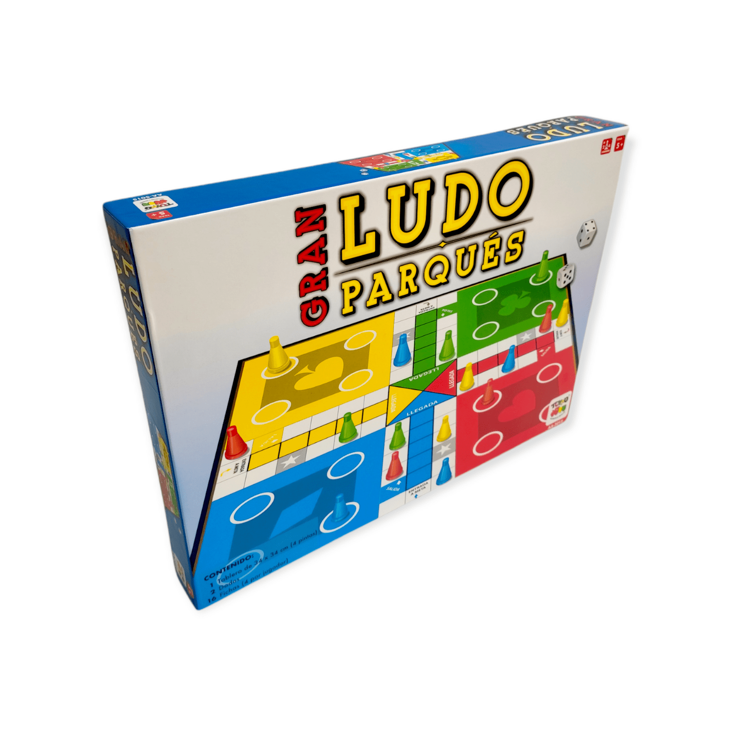 JUEGO DE MESA GRAN LUDO PARQUES - TOYNG - PERÚ - 4