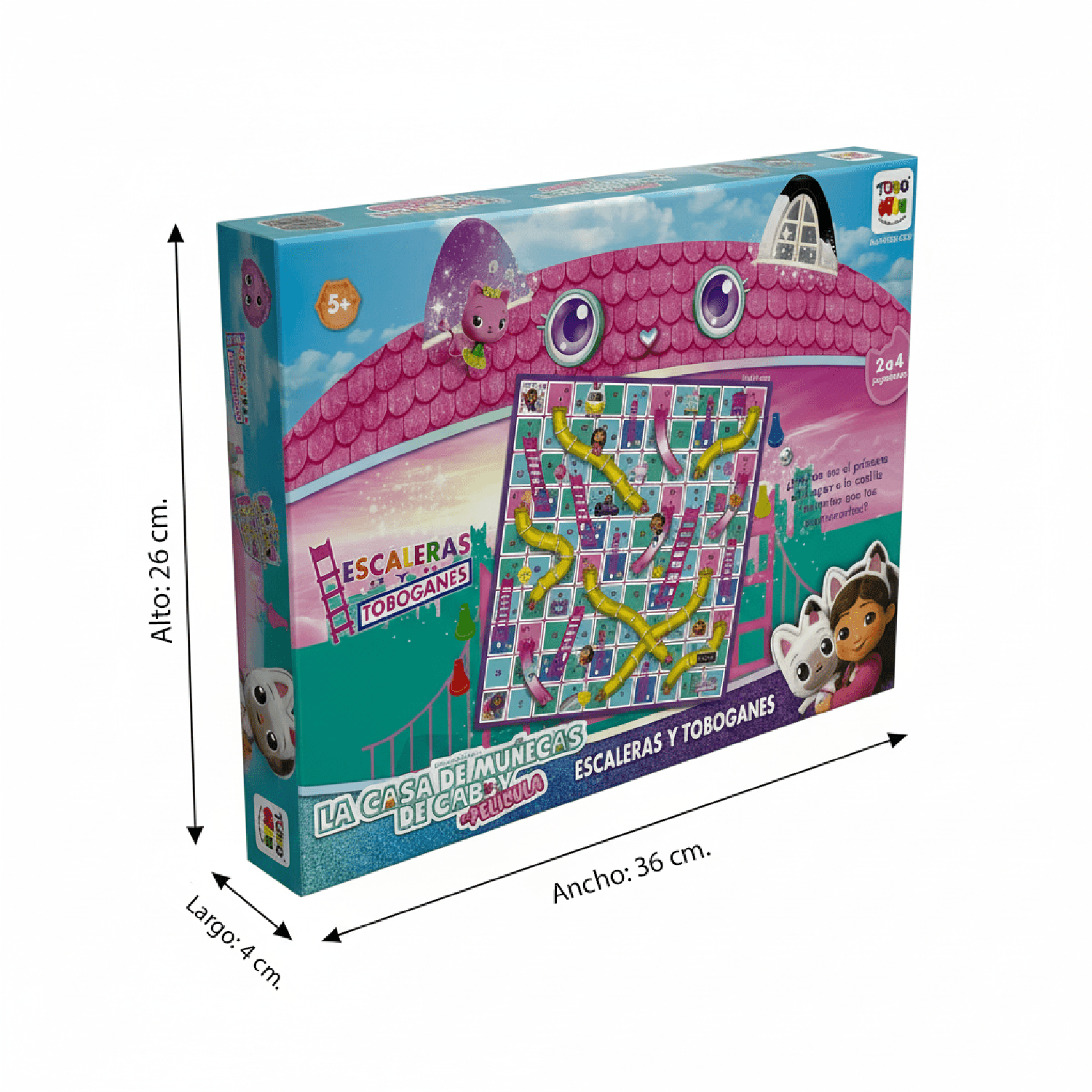 JUEGO DE MESA ESCALERA Y TOBOGANES - GABBY - PERÚ - 5