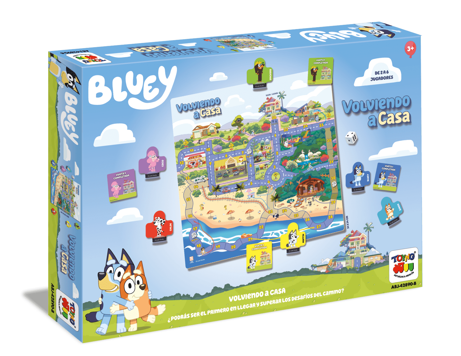 JUEGO DE MESA VOLVIENDO A CASA - BLUEY - PERÚ - 1