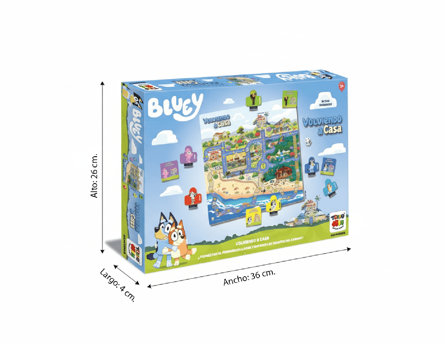 JUEGO DE MESA VOLVIENDO A CASA - BLUEY - PERÚ - 4
