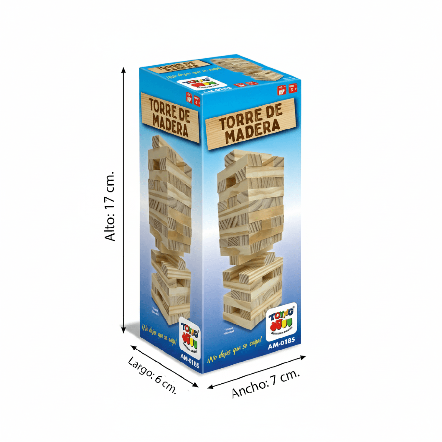 JUEGO DE MESA TORRE MADERA CHICA - TOYNG - PERÚ - 1