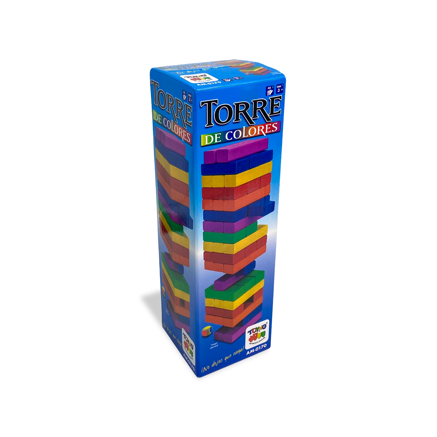 JUEGO DE MESA TORRE 48 PIEZAS COLOR - TOYNG - PERÚ - 1