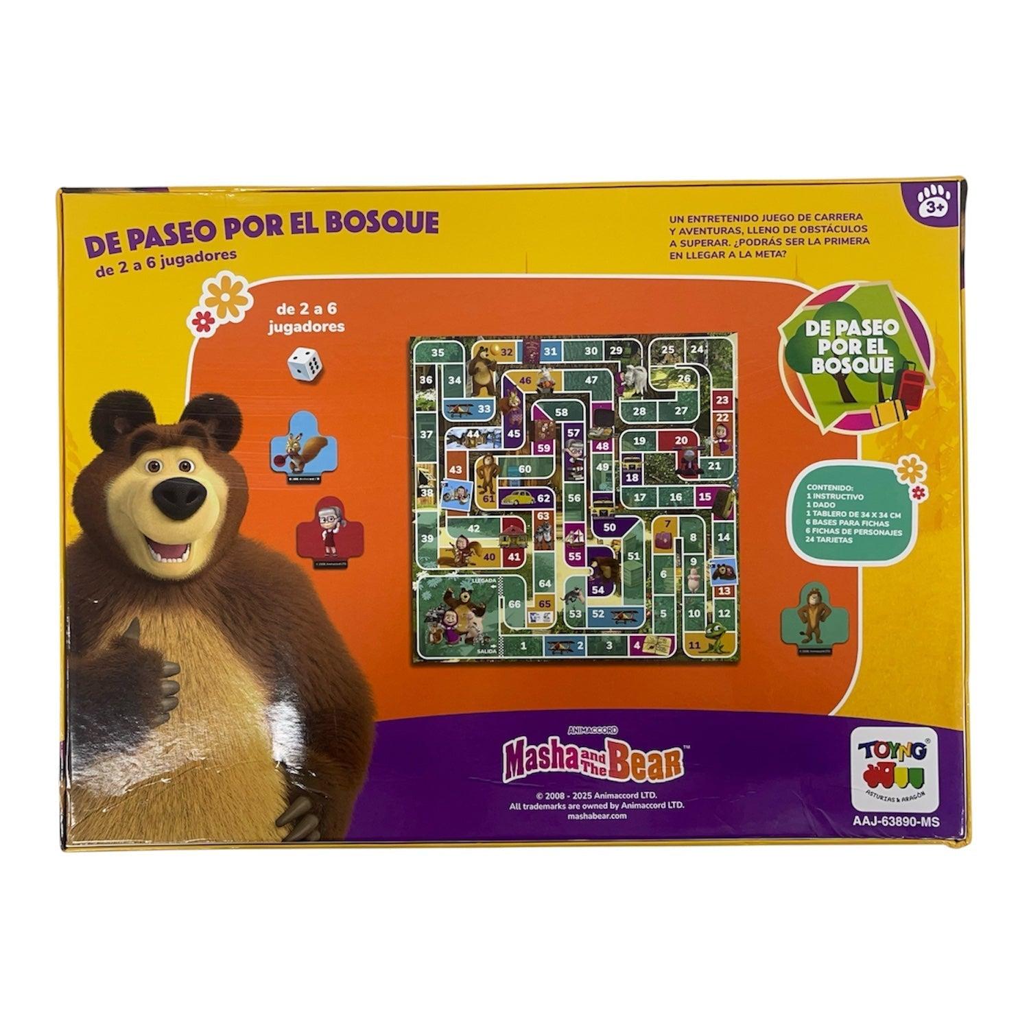 JUEGO DE MESA PASEO POR EL BOSQUE - MASHA Y EL OSO - PERÚ - 3