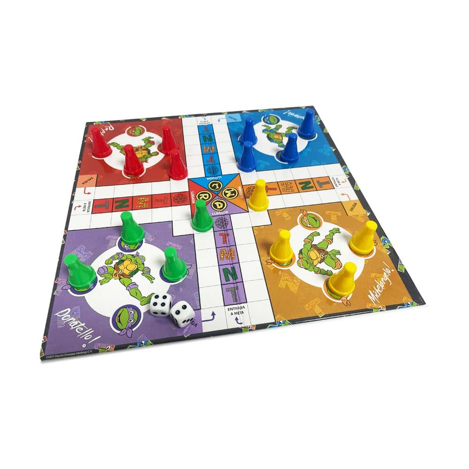 JUEGO DE MESA - LUDO TORTUGAS NINJAS - PERÚ - 2