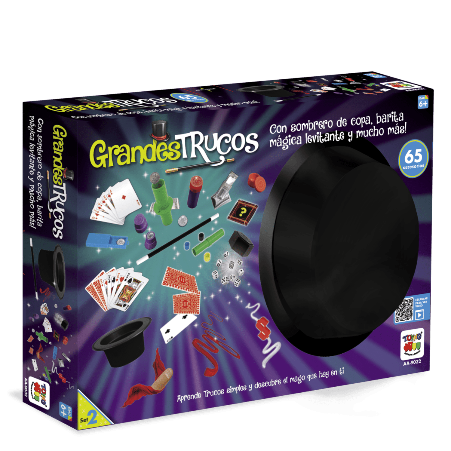 JUEGO DE MAGIA GRANDES TRUCOS SET 2 (65 ACCESORIOS) - TOYNG - PERÚ - 3