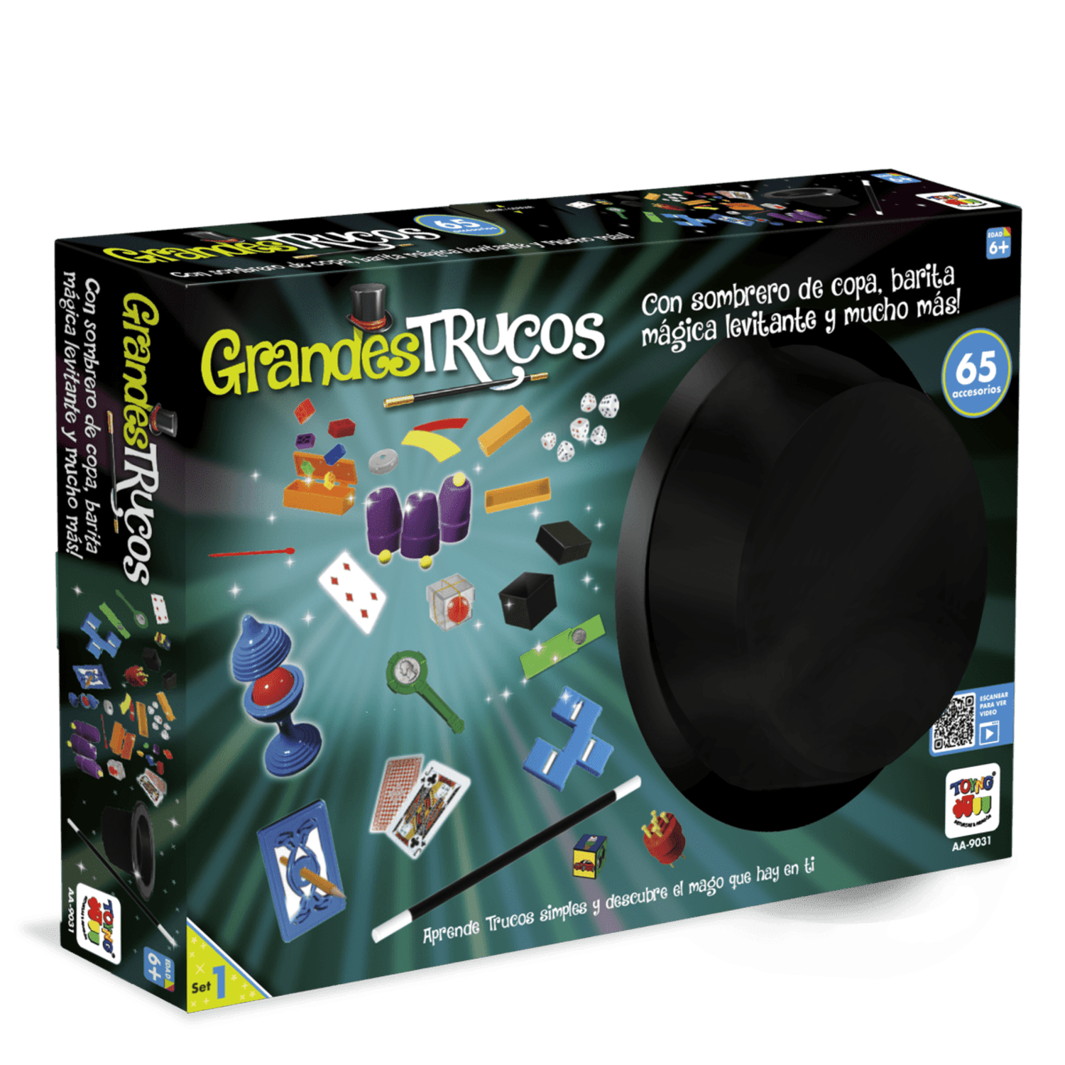 JUEGO DE MAGIA GRANDES TRUCOS SET 1 (65 ACCESORIOS) - TOYNG - PERÚ - 3