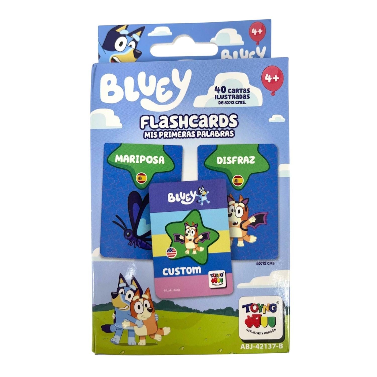 JUEGO EDUCATIVO FLASH CARDS MIS PRIMERAS PALABRAS - BLUEY - PERÚ - 1
