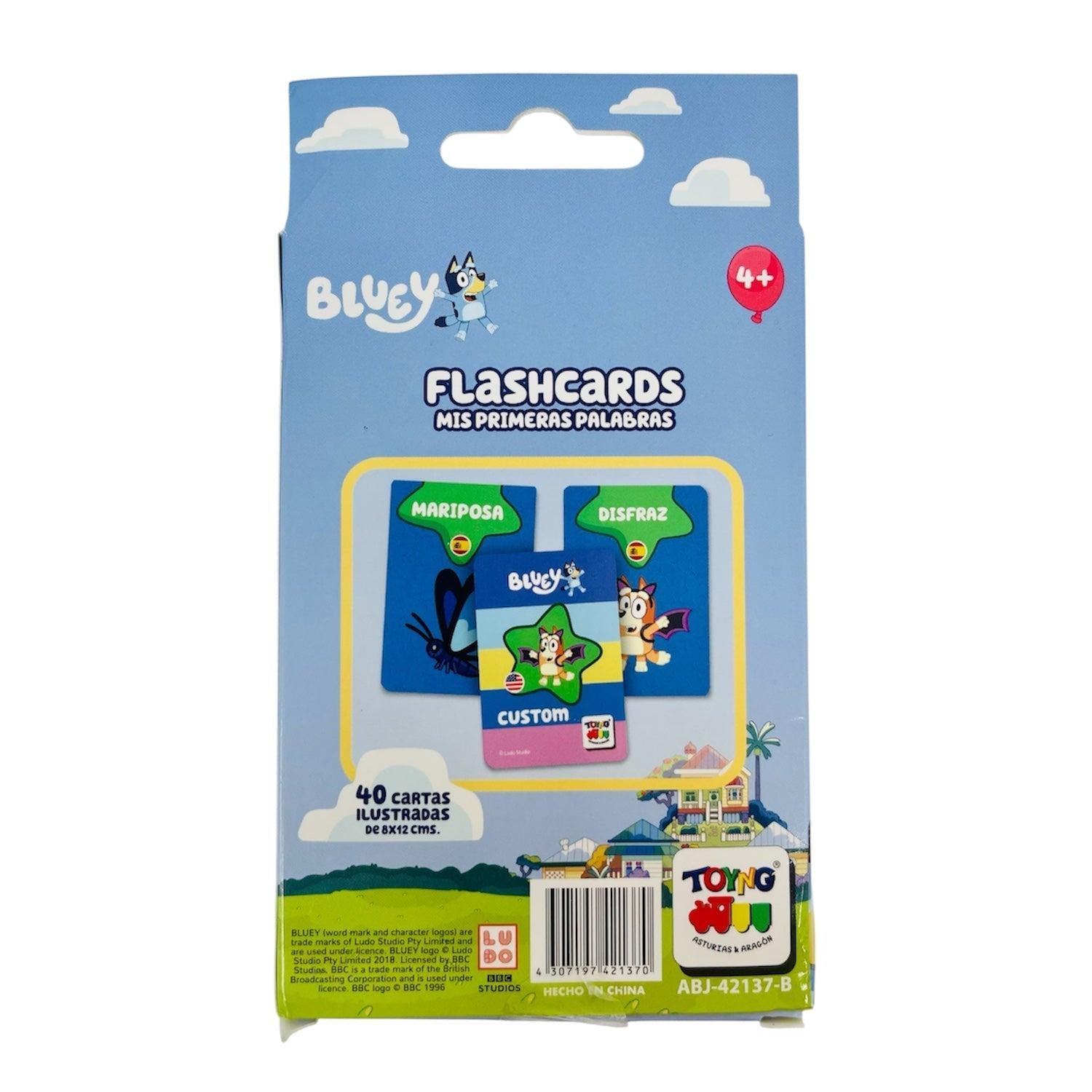JUEGO EDUCATIVO FLASH CARDS MIS PRIMERAS PALABRAS - BLUEY - PERÚ - 4