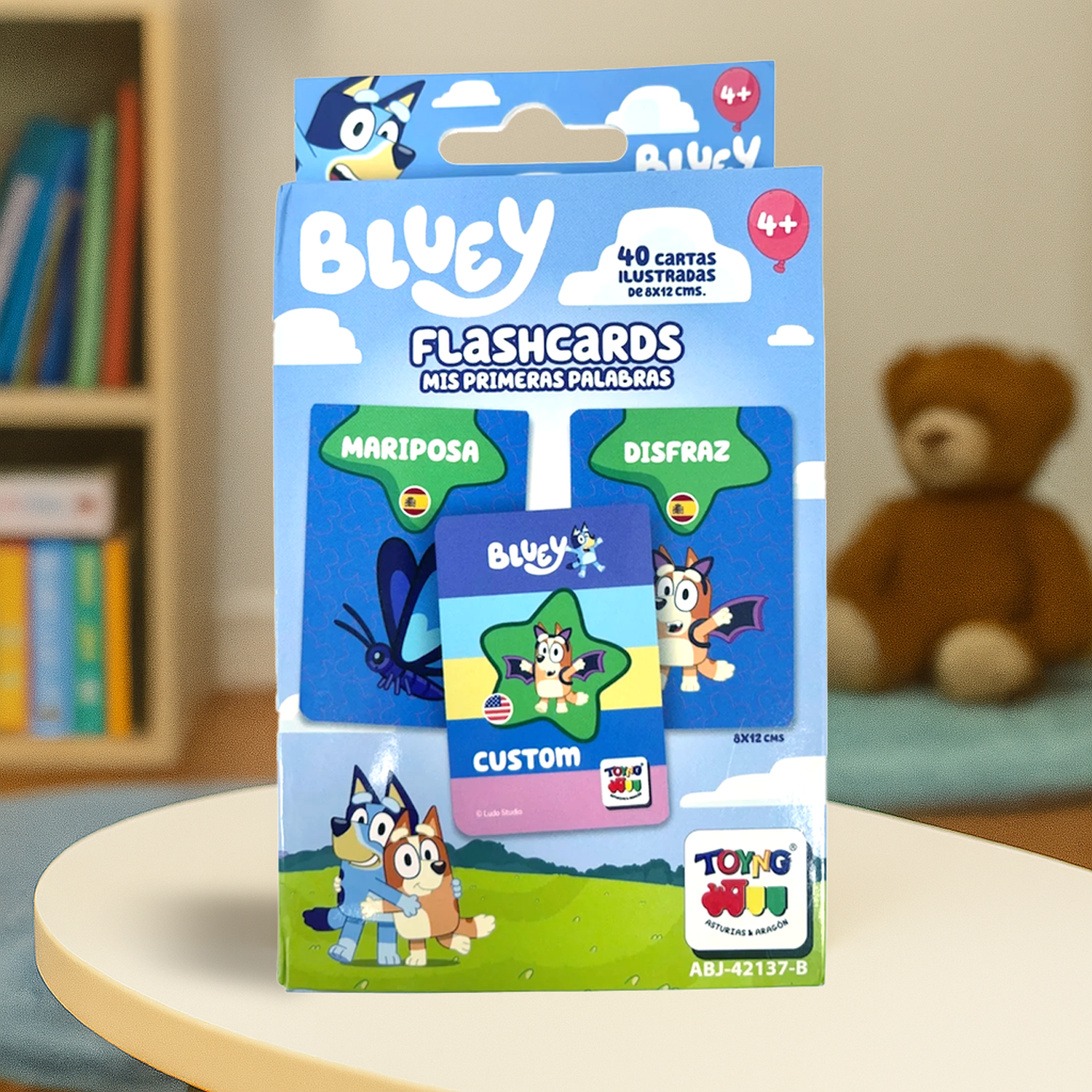 JUEGO EDUCATIVO FLASH CARDS MIS PRIMERAS PALABRAS - BLUEY - PERÚ - 5