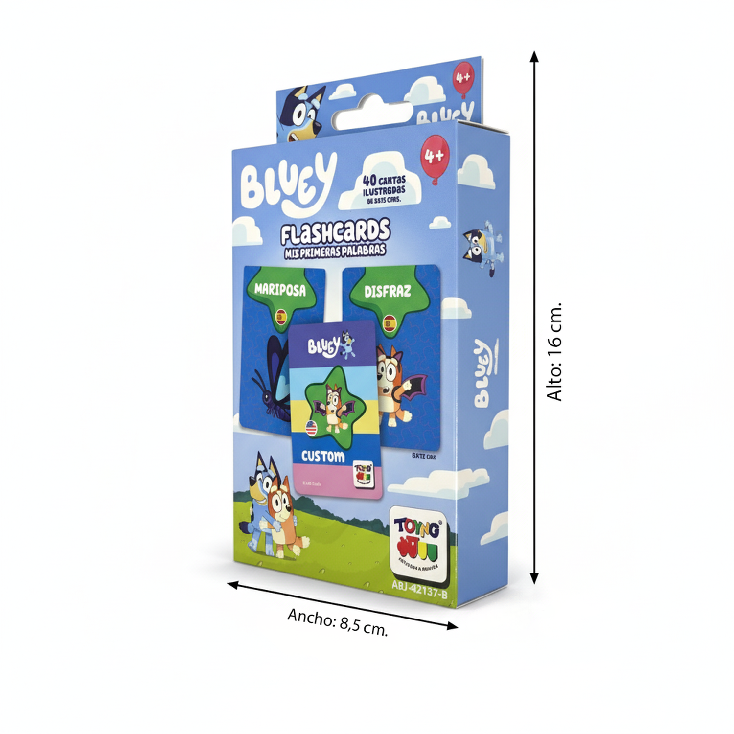 JUEGO EDUCATIVO FLASH CARDS MIS PRIMERAS PALABRAS - BLUEY - PERÚ - 6
