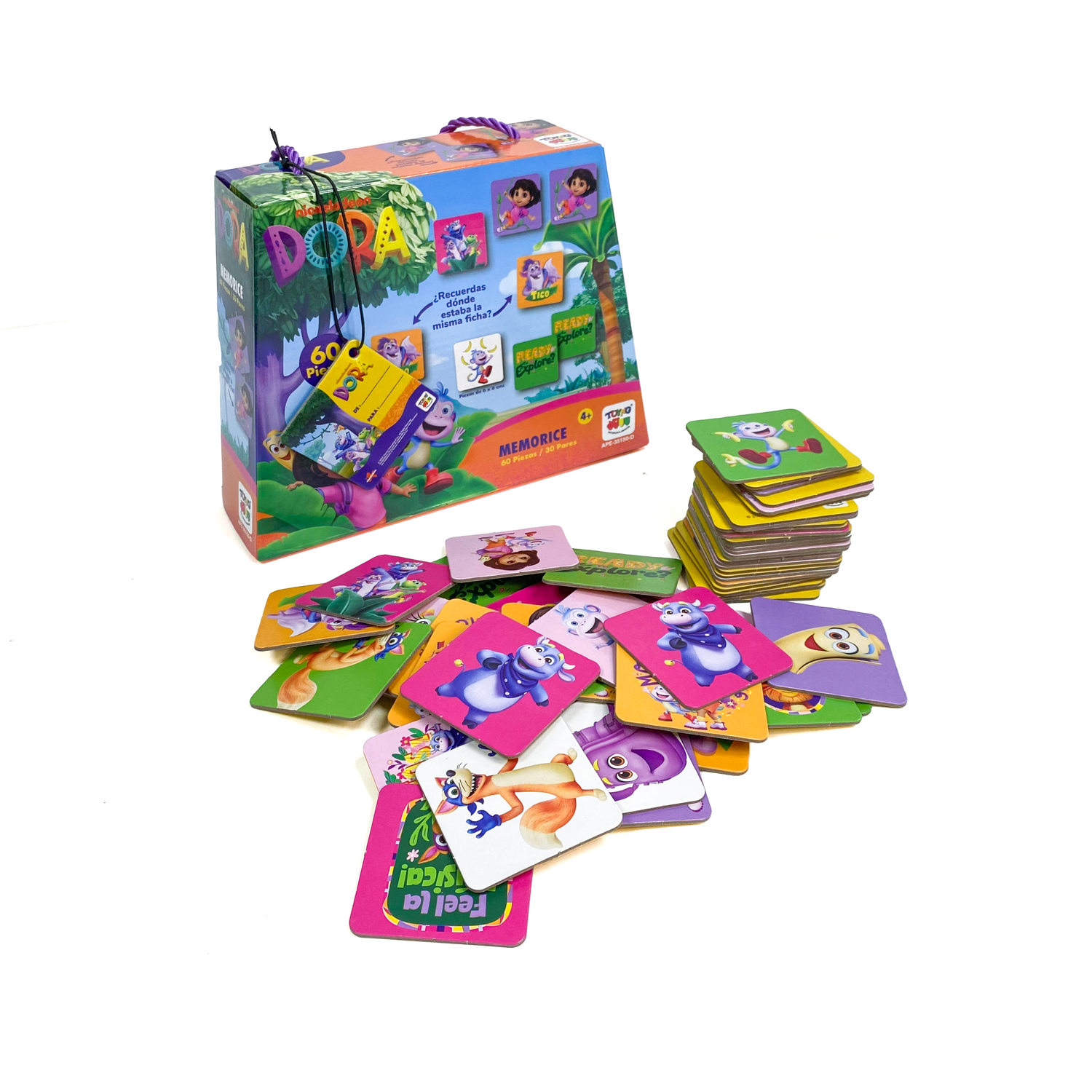 JUEGO EDUCATIVO DE MEMORIA - MEMORICE - DORA LA EXPLORADORA - PERÚ - 6