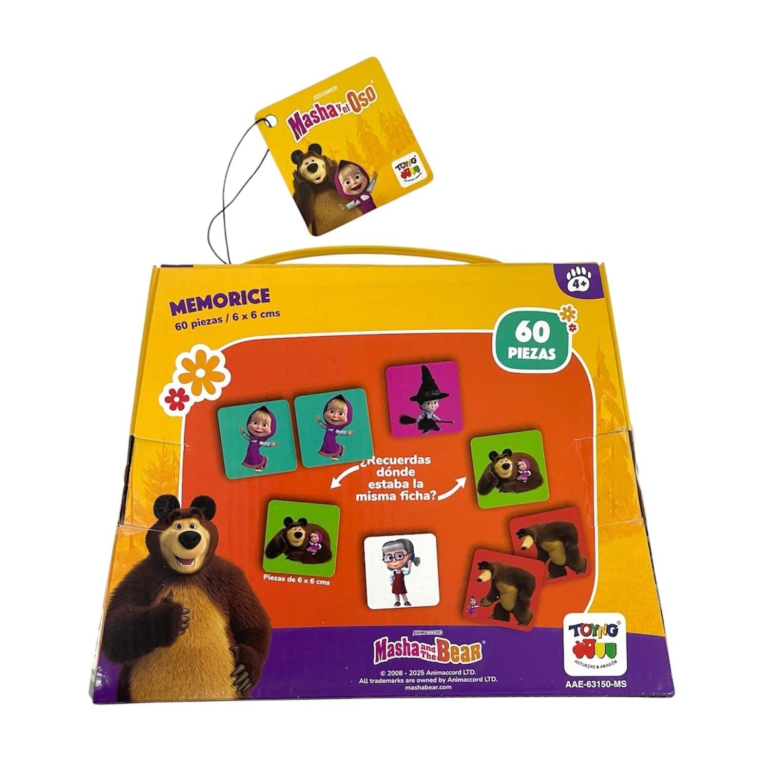 JUEGO EDUCATIVO - MEMORICE 60 PIEZAS - MASHA - PERÚ - 2