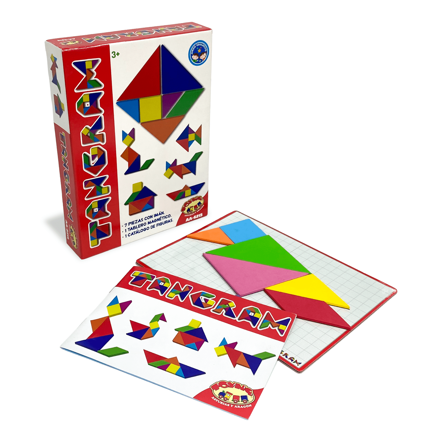 JUEGO EDUCATIVO TANGRAM CHICO - TOYNG - PERÚ - 1