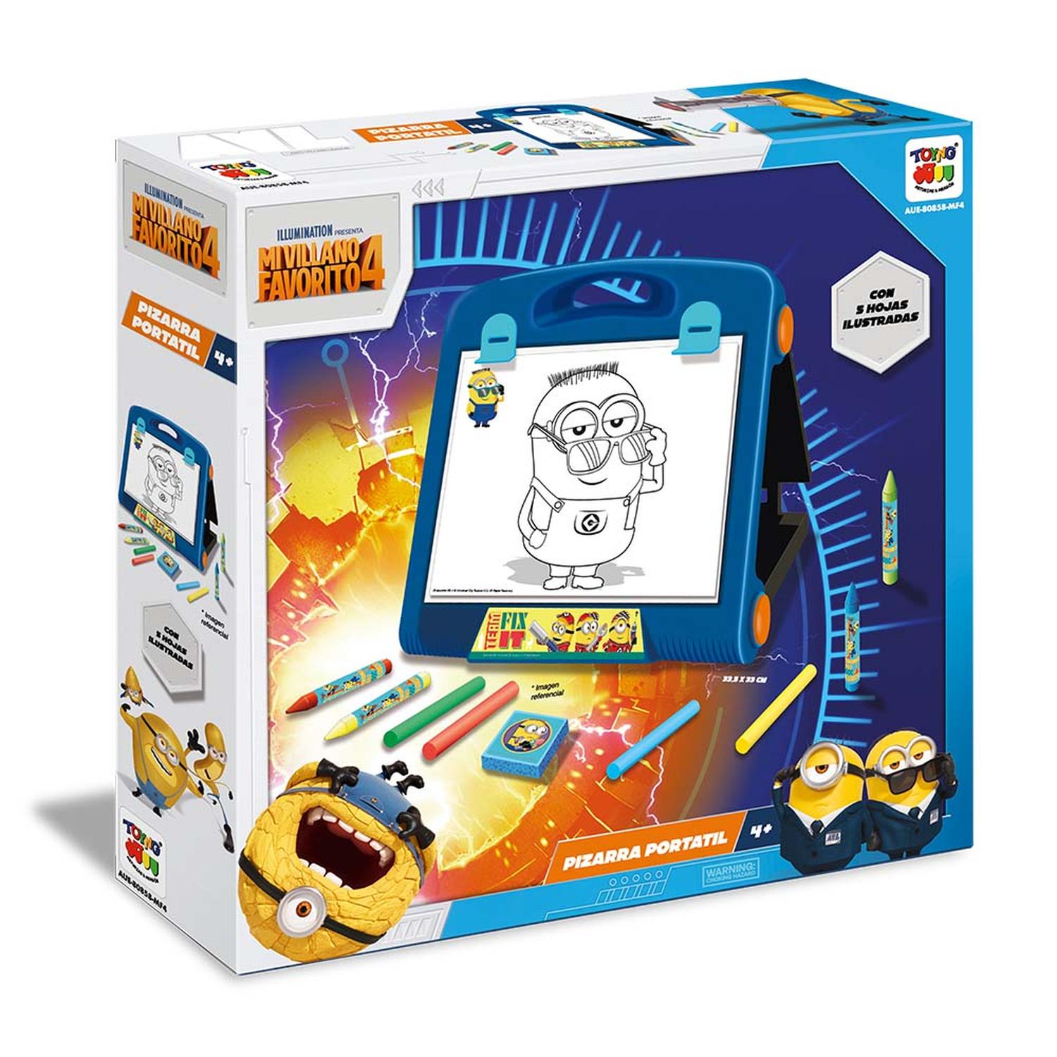 JUEGO EDUCATIVO PIZARRA PORTATIMFL MINIONS - MI VILLANO FAVORITO - PERÚ - 2