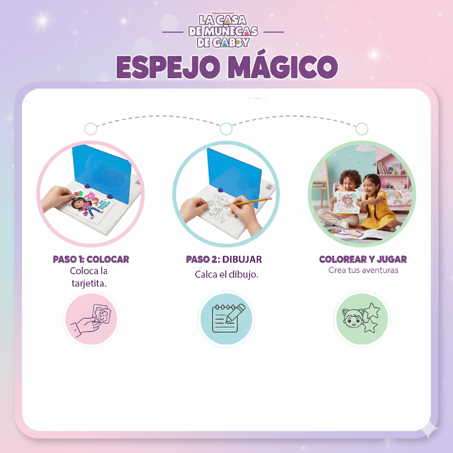 JUEGO EDUCATIVO ESPEJO MÁGICO - GABBY - PERÚ - 6