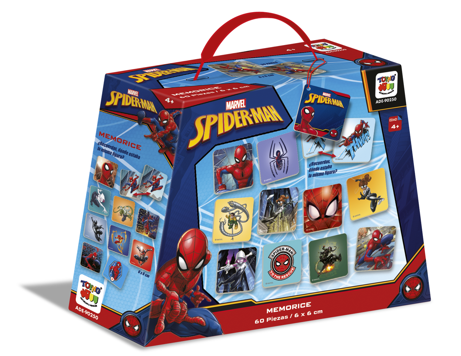 JUEGO EDUCATIVO DE MEMORIA- MEMORICE 60 PIEZAS - SPIDERMAN - PERÚ - 1