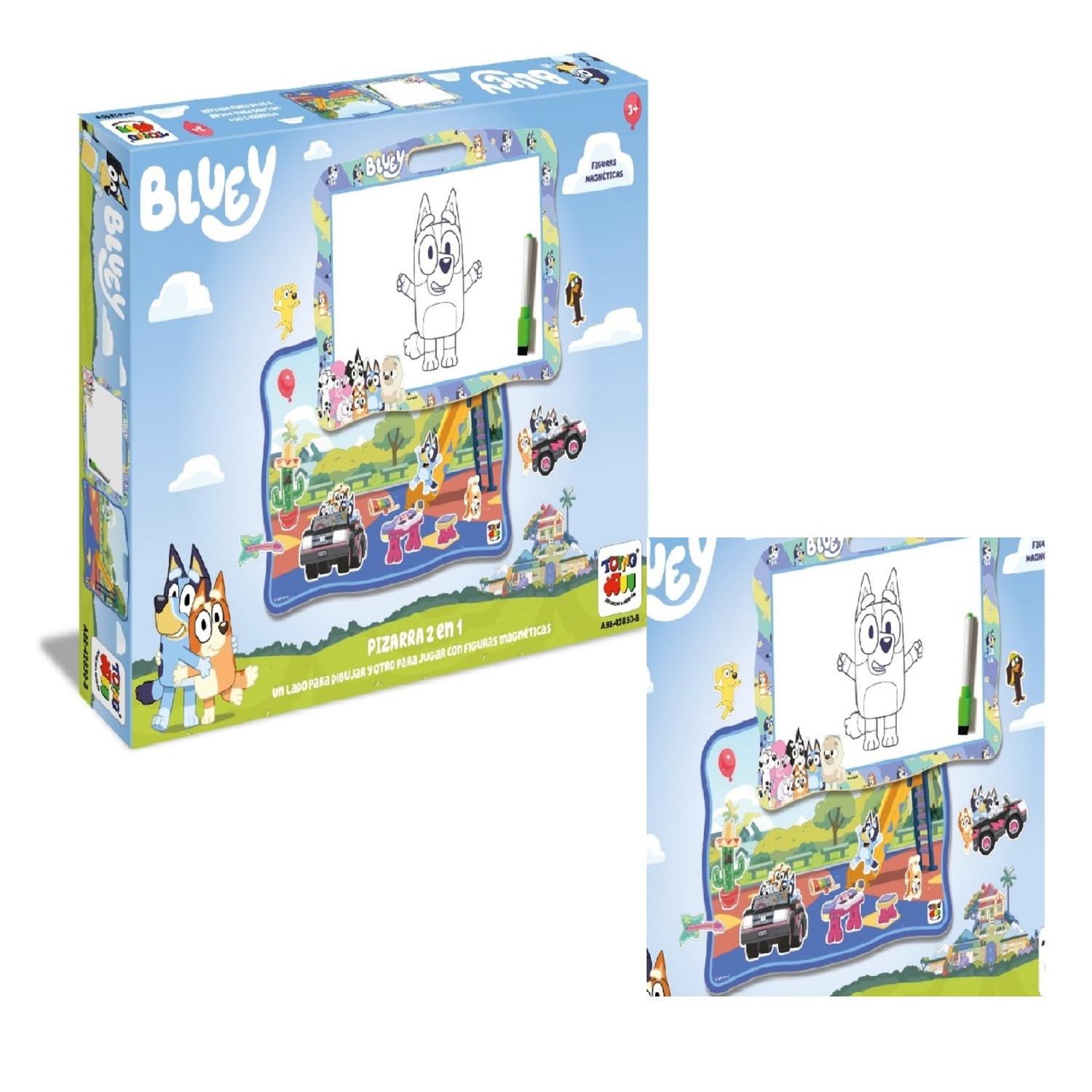 JUEGO EDUCATIVO - PIZARRA 2 EN 1 - BLUEY - PERÚ - 2