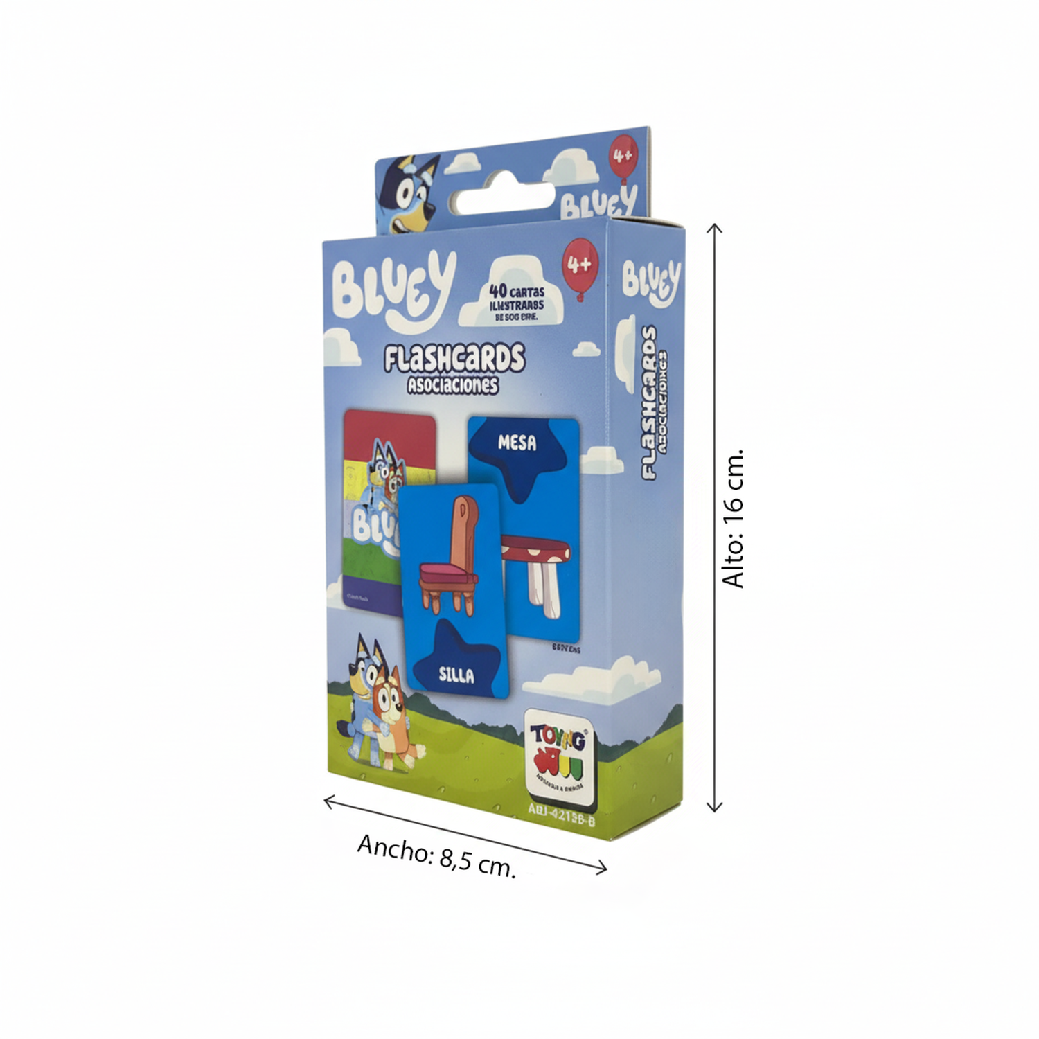 JUEGO EDUCATIVO FLASH CARDS ASOCIACIONES - BLUEY - PERÚ - 6