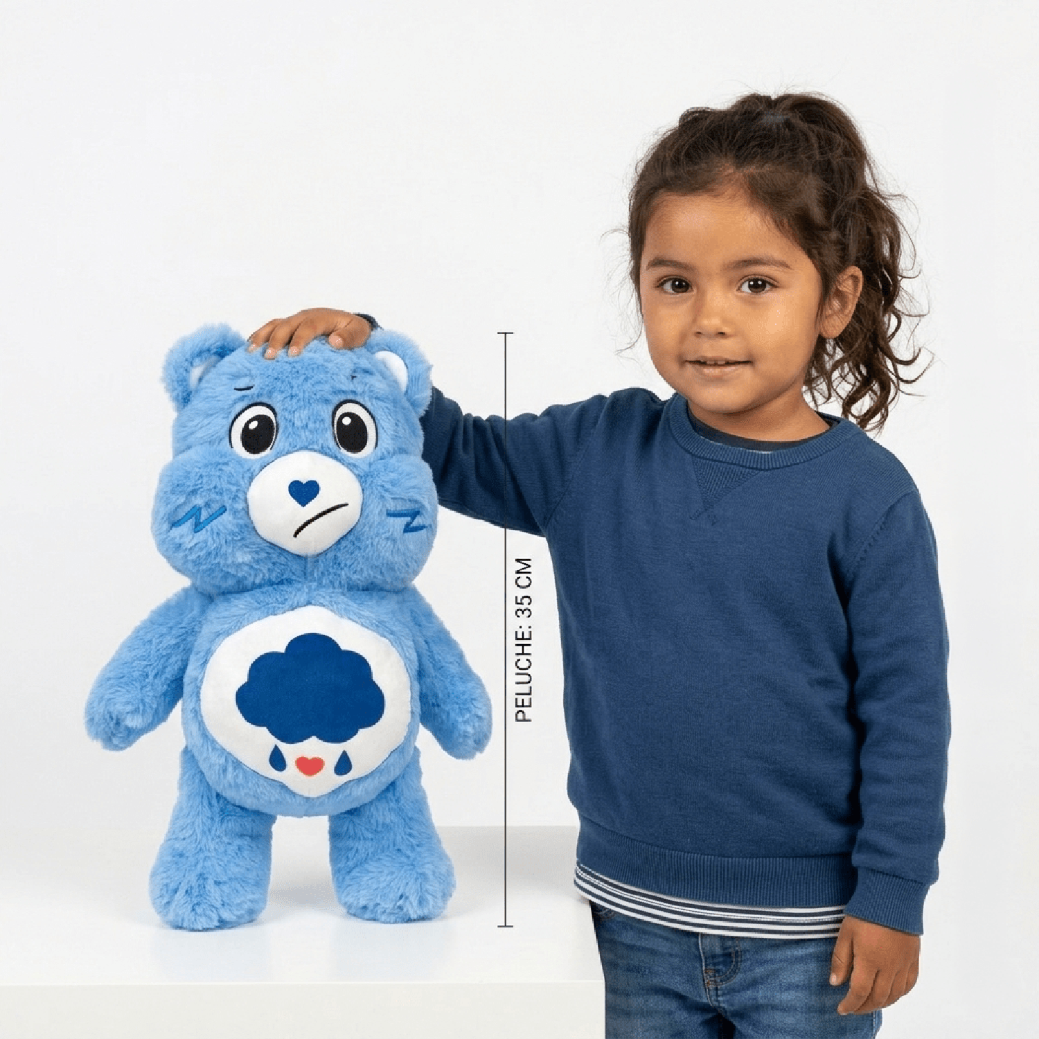 PELUCHE GRUÑOSITO AZUL 35 CM - OSITOS CARIÑOSITOS - PERÚ - 7