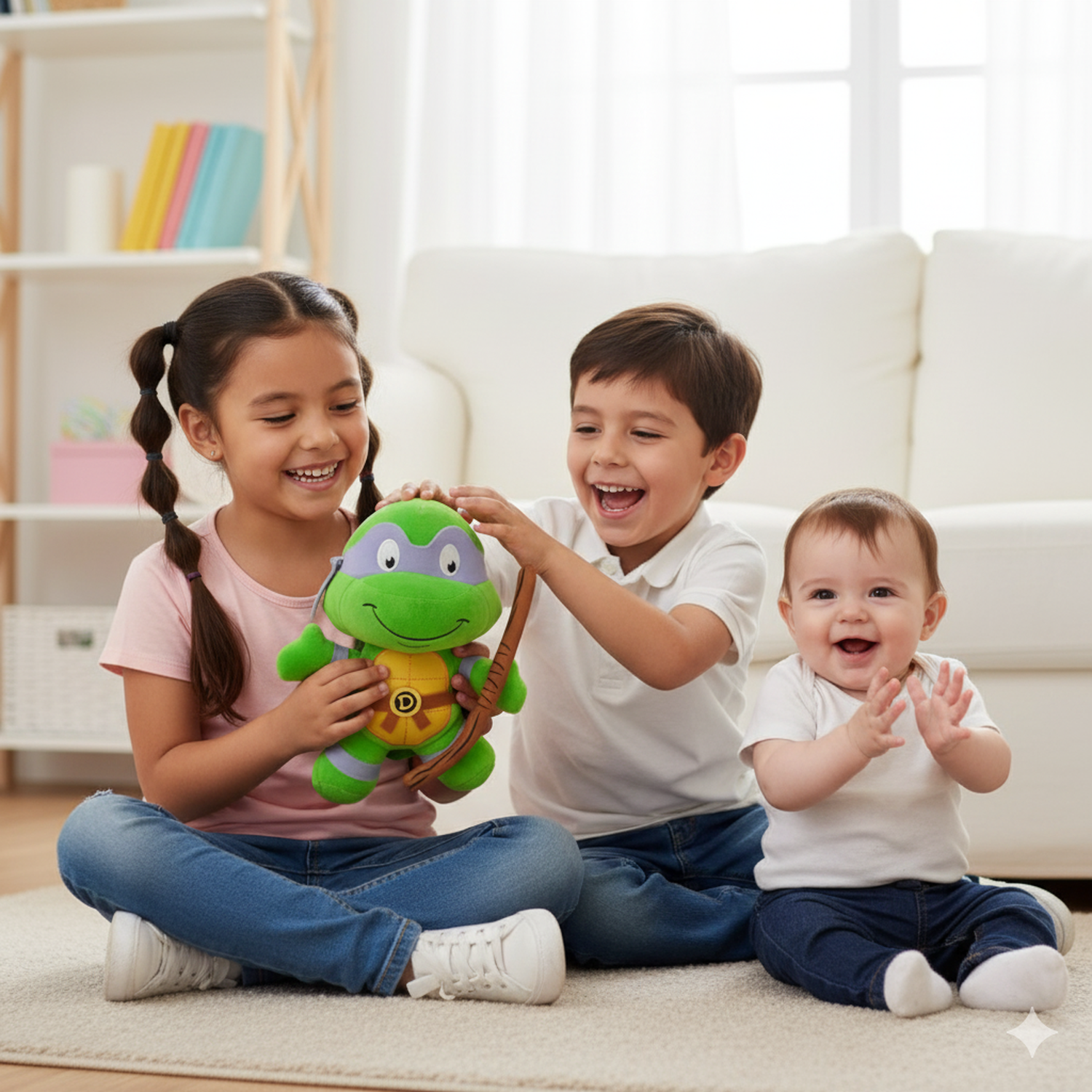 PELUCHE DONATELLO 23 CM- TORTUGAS NINJAS - PERÚ - 4