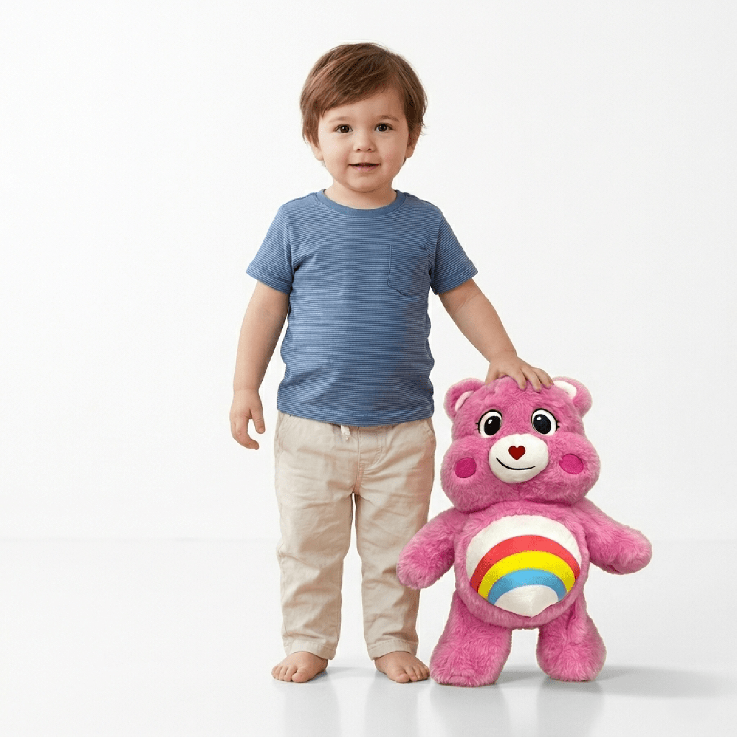 PELUCHE ALEGROSITA ROSADO 35 CM - OSITOS CARIÑOSITOS - PERÚ - 7