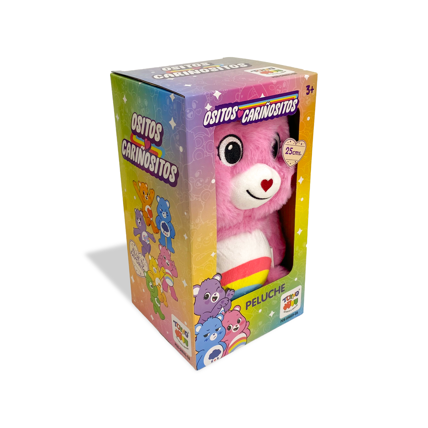 PELUCHE ALEGROSITA ROSADO 25 CM EN CAJA - OSITOS CARIÑOSITOS - PERÚ - 4