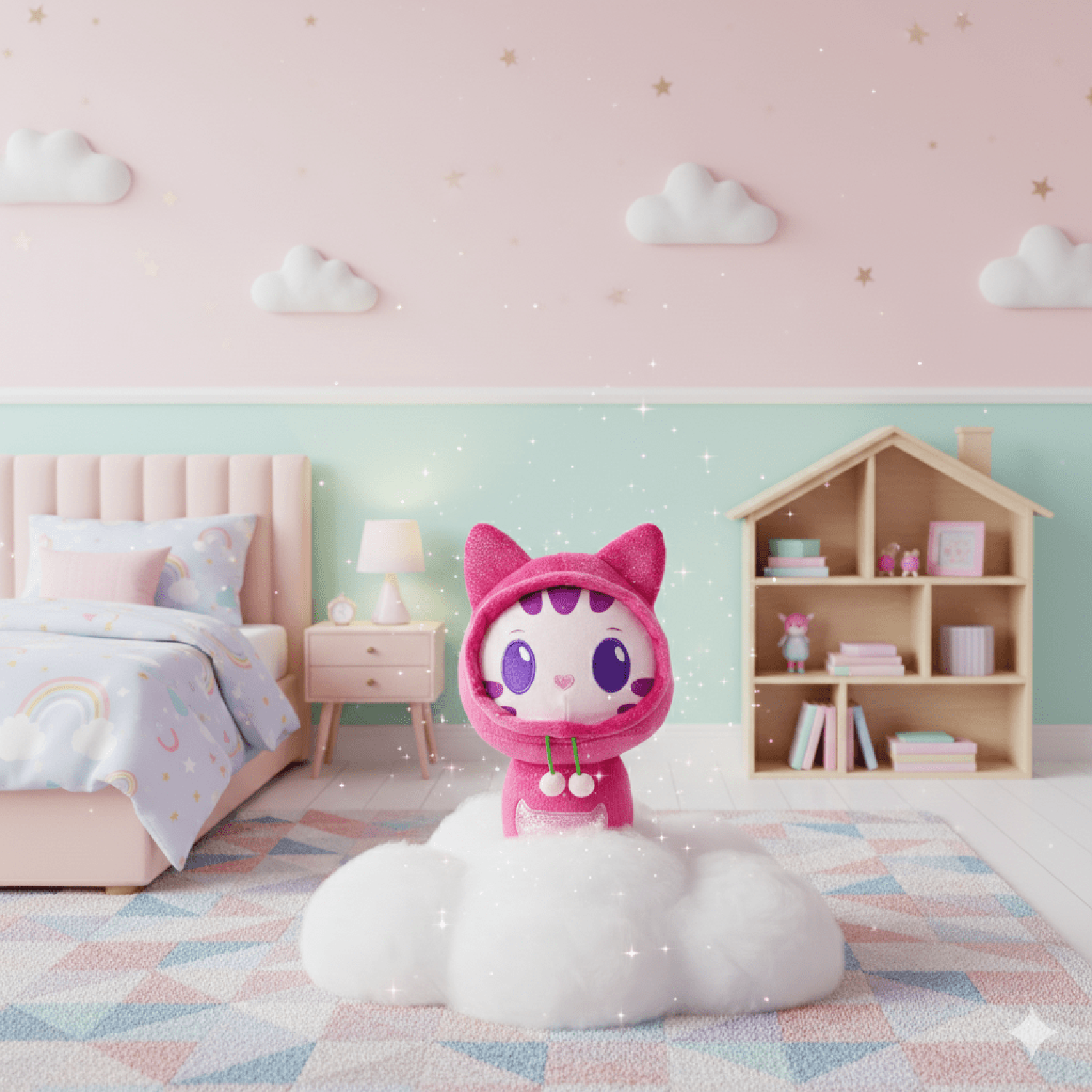 PELUCHE DJ GATUNO 25 CM - GABBY’S DOLLHOUSE - PERÚ - 2