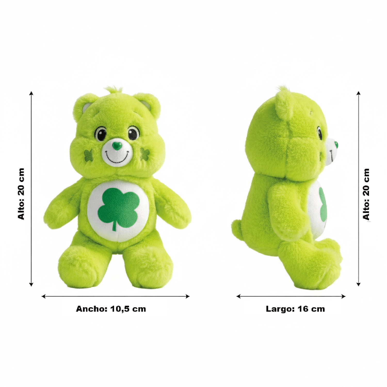 PELUCHE REVOLTOSITO VERDE 20 CM - OSITOS CARIÑOSITOS - PERÚ - 2