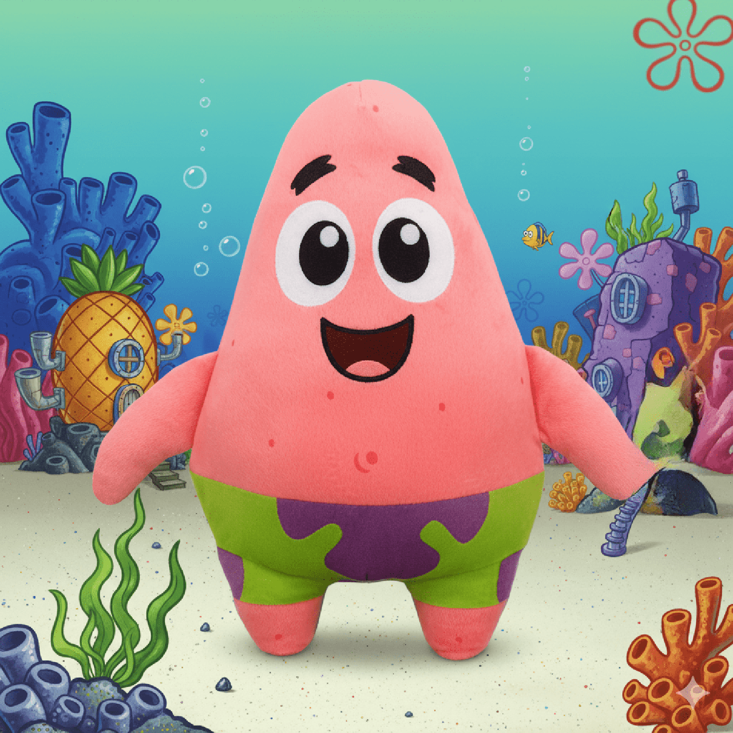 PELUCHE PATRICIO 25 CM - BOB ESPONJA - PERÚ - 2