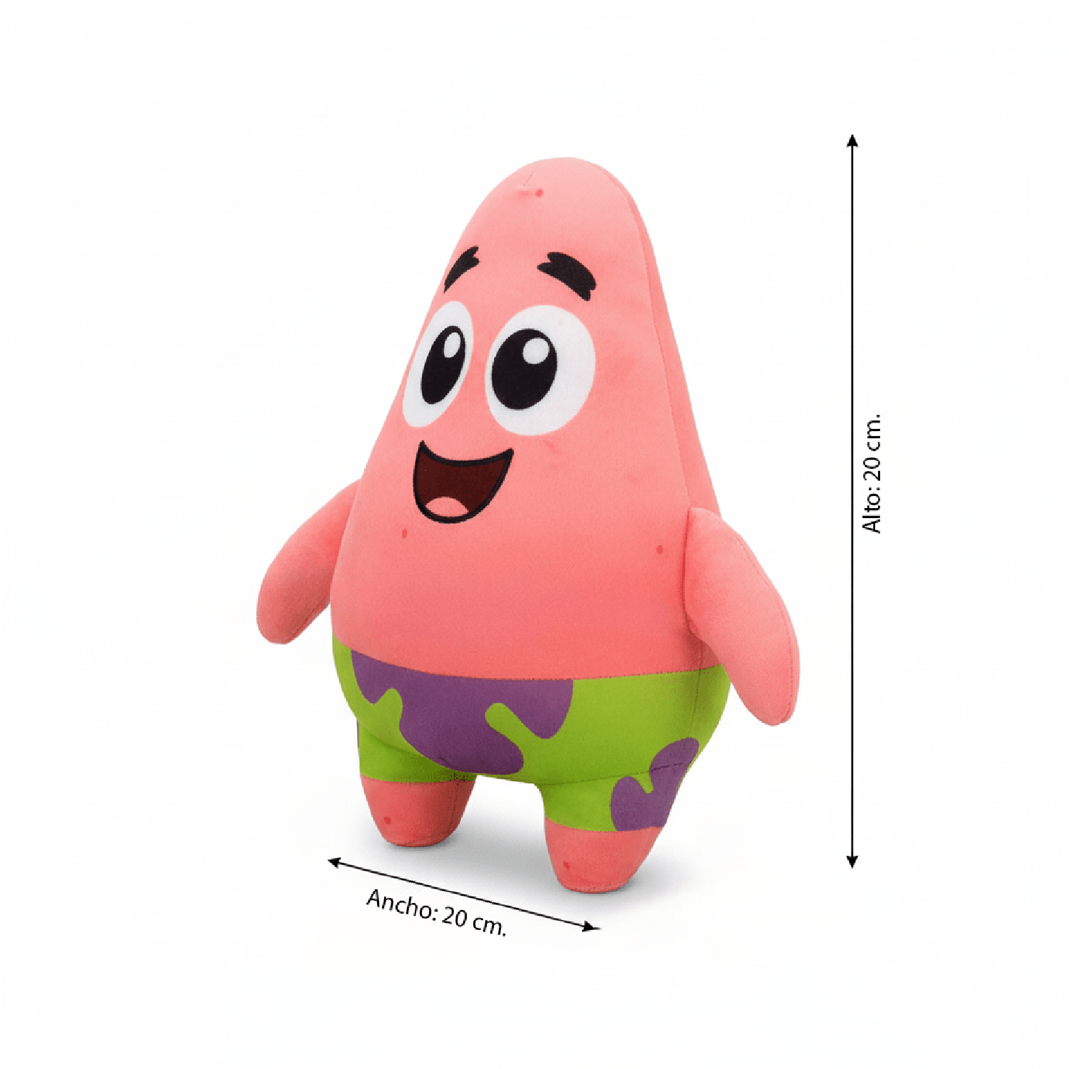 PELUCHE PATRICIO 25 CM - BOB ESPONJA - PERÚ - 3