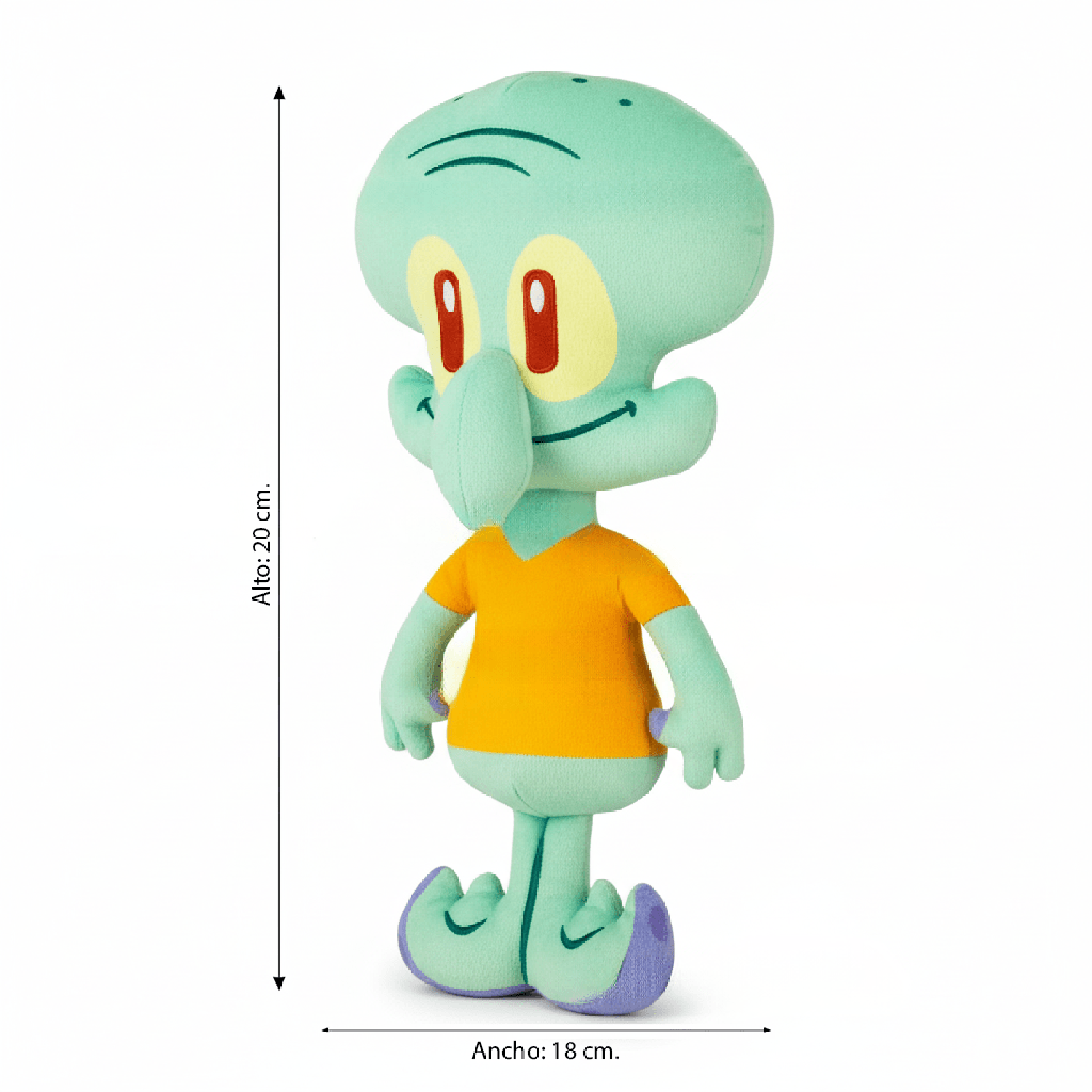 PELUCHE CALAMARDO 25 CM - BOB ESPONJA - PERÚ - 4
