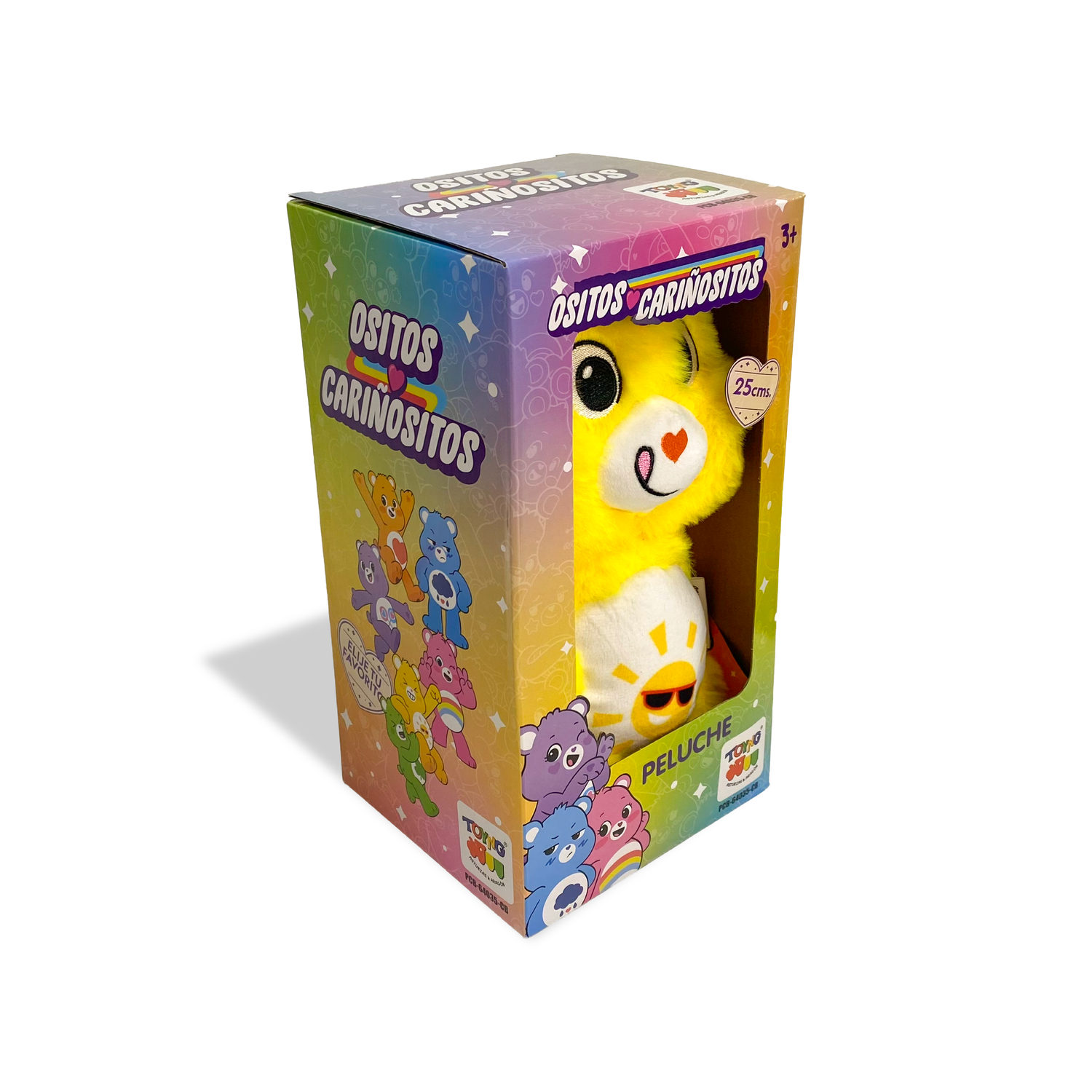 PELUCHE DIVERTOSITO AMARILLO 25CM EN CAJA - OSITOS CARIÑOSITOS - PERÚ - 4