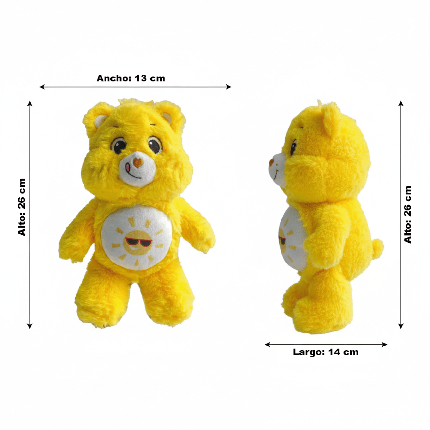 PELUCHE DIVERTOSITO AMARILLO 25CM EN CAJA - OSITOS CARIÑOSITOS - PERÚ - 7