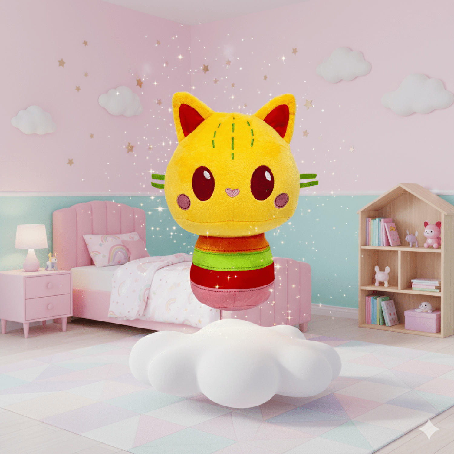 PELUCHE ALMOHADÍN (PILLOW CAT) 25 CM - GABBY’S DOLLHOUSE - PERÚ - 2