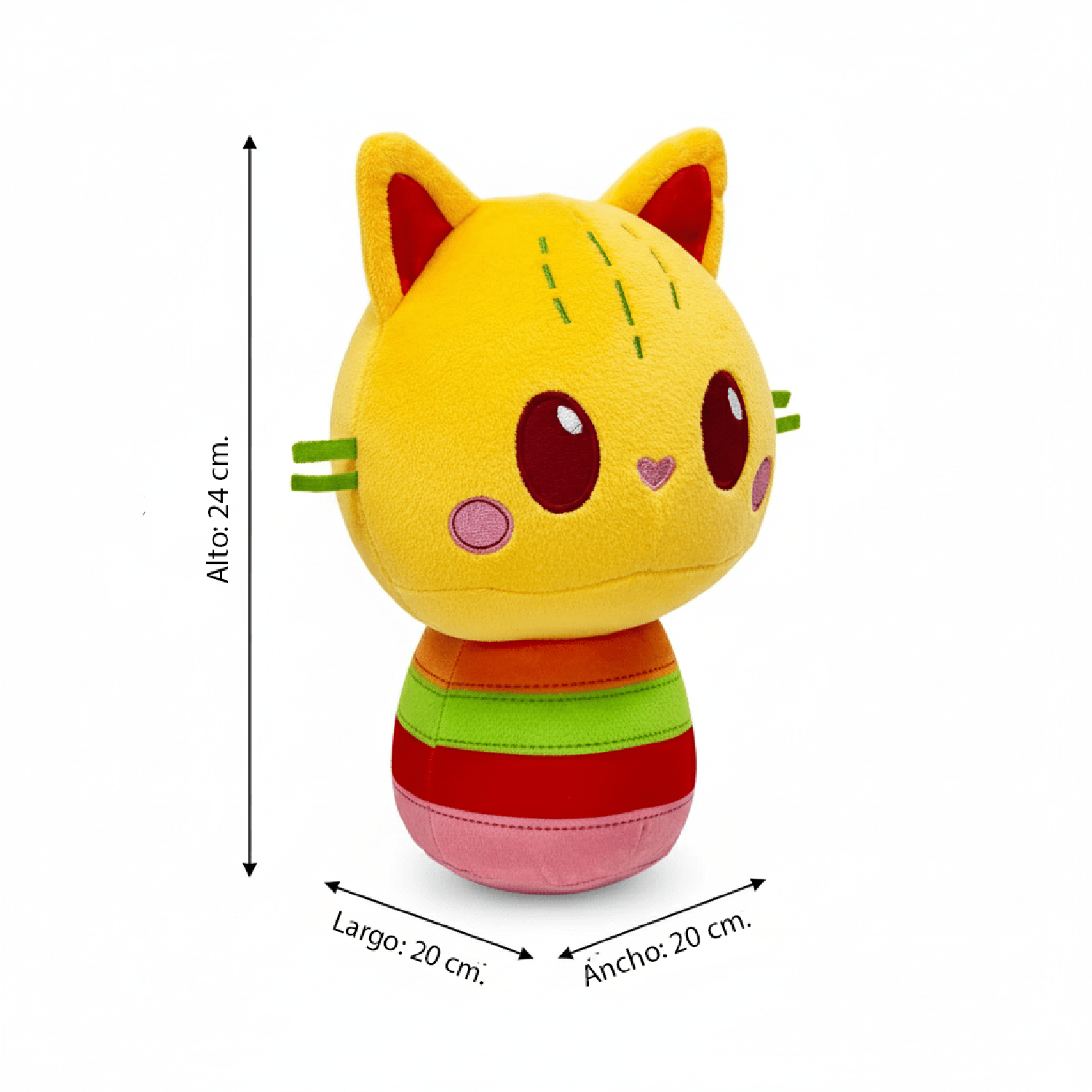PELUCHE ALMOHADÍN (PILLOW CAT) 25 CM - GABBY’S DOLLHOUSE - PERÚ - 5