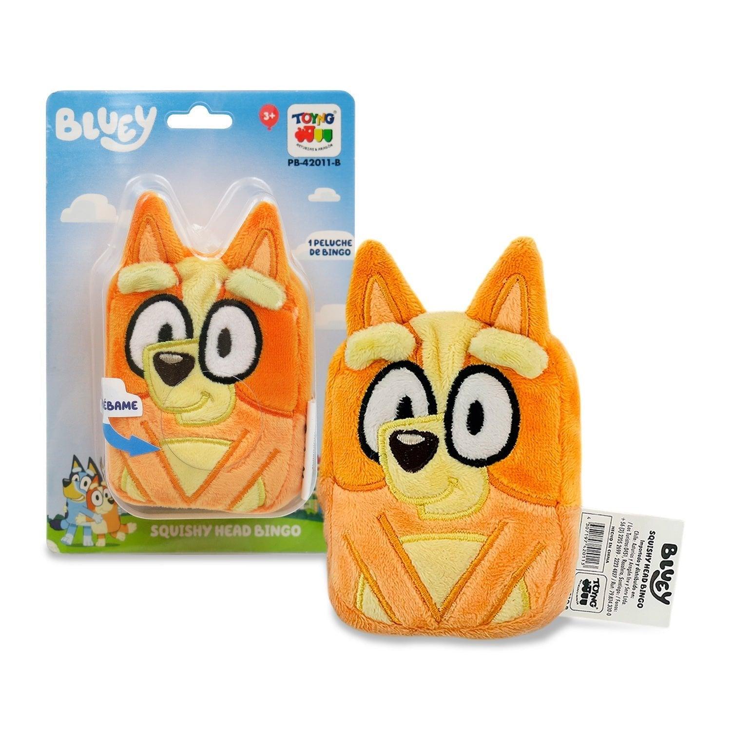 PELUCHE SQUISHY HEAD BINGO 20 CM - BLUEY - PERÚ - 3