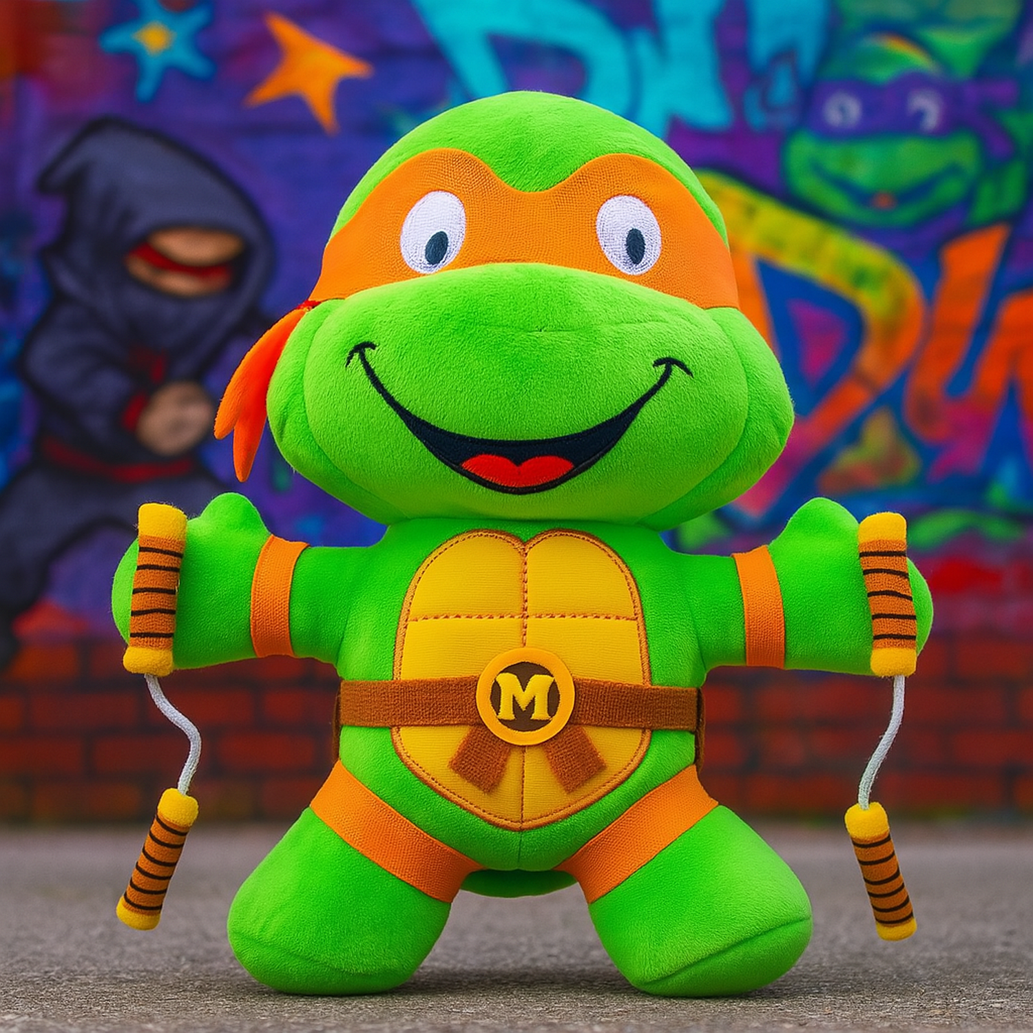 PELUCHE MIGUEL ANGEL 23CM - TORTUGAS NINJAS - PERÚ - 2
