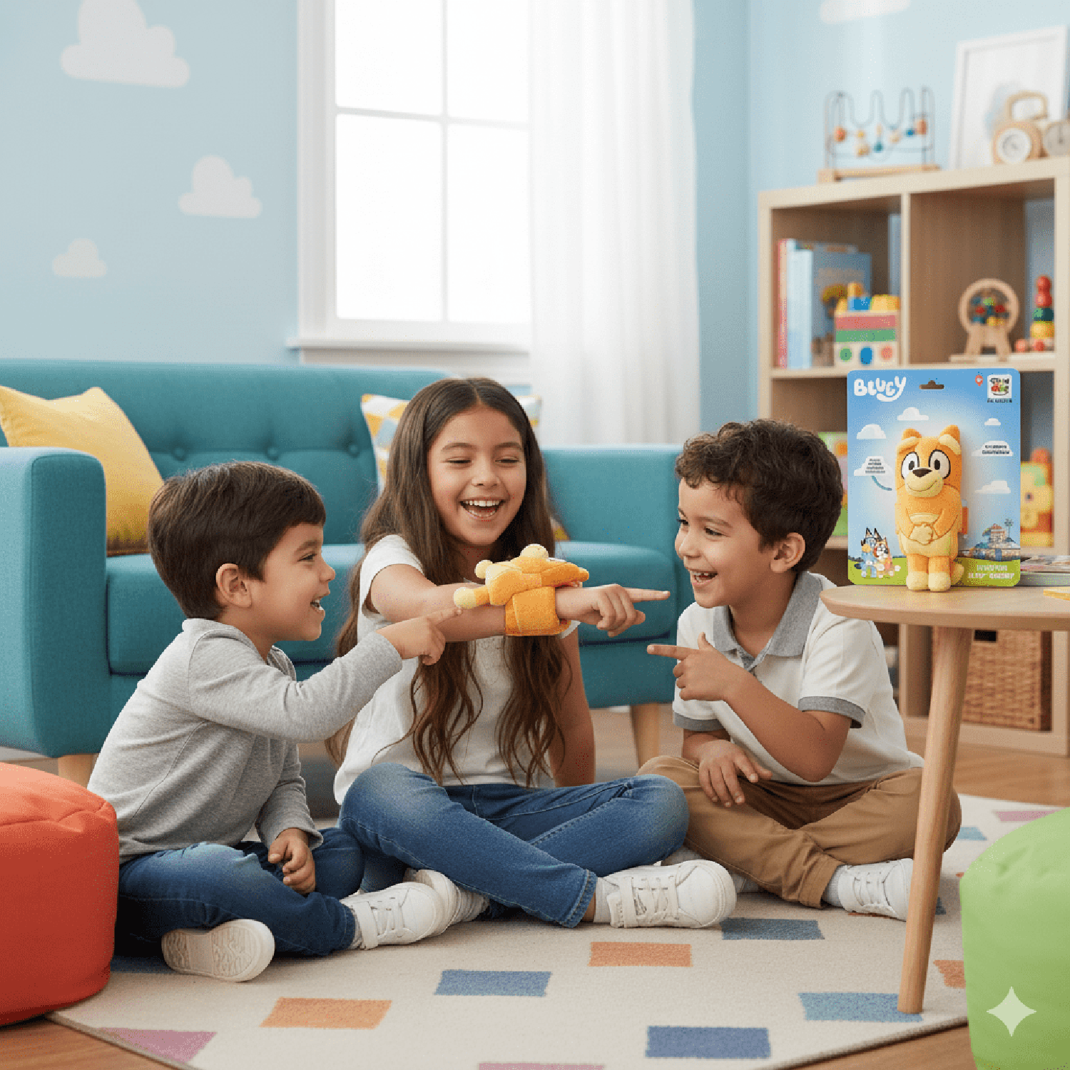 PELUCHE SLAP-BUDDY BINGO 20 CM - BLUEY - PERÚ - 6
