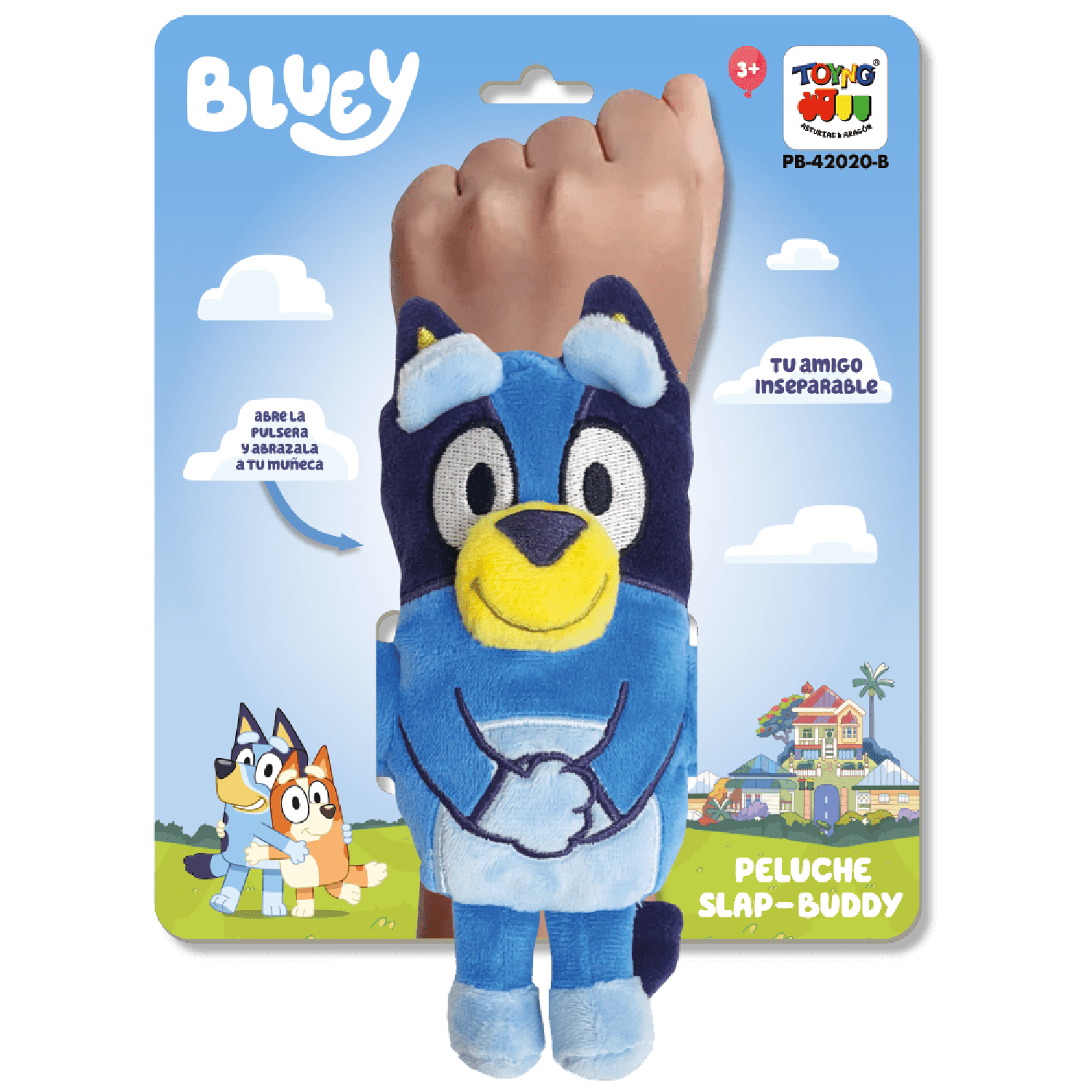 PELUCHE SLAP-BUDDY BLUEY 20 CM - BLUEY - PERÚ - 1