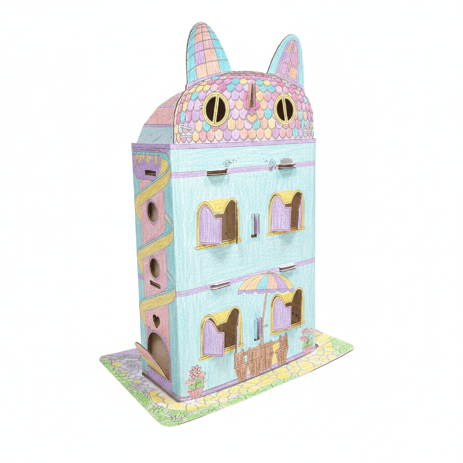 CASA PARA ARMAR, PINTAR Y JUGAR (CHICA) – GABBY’S DOLLHOUSE - PERÚ - 1