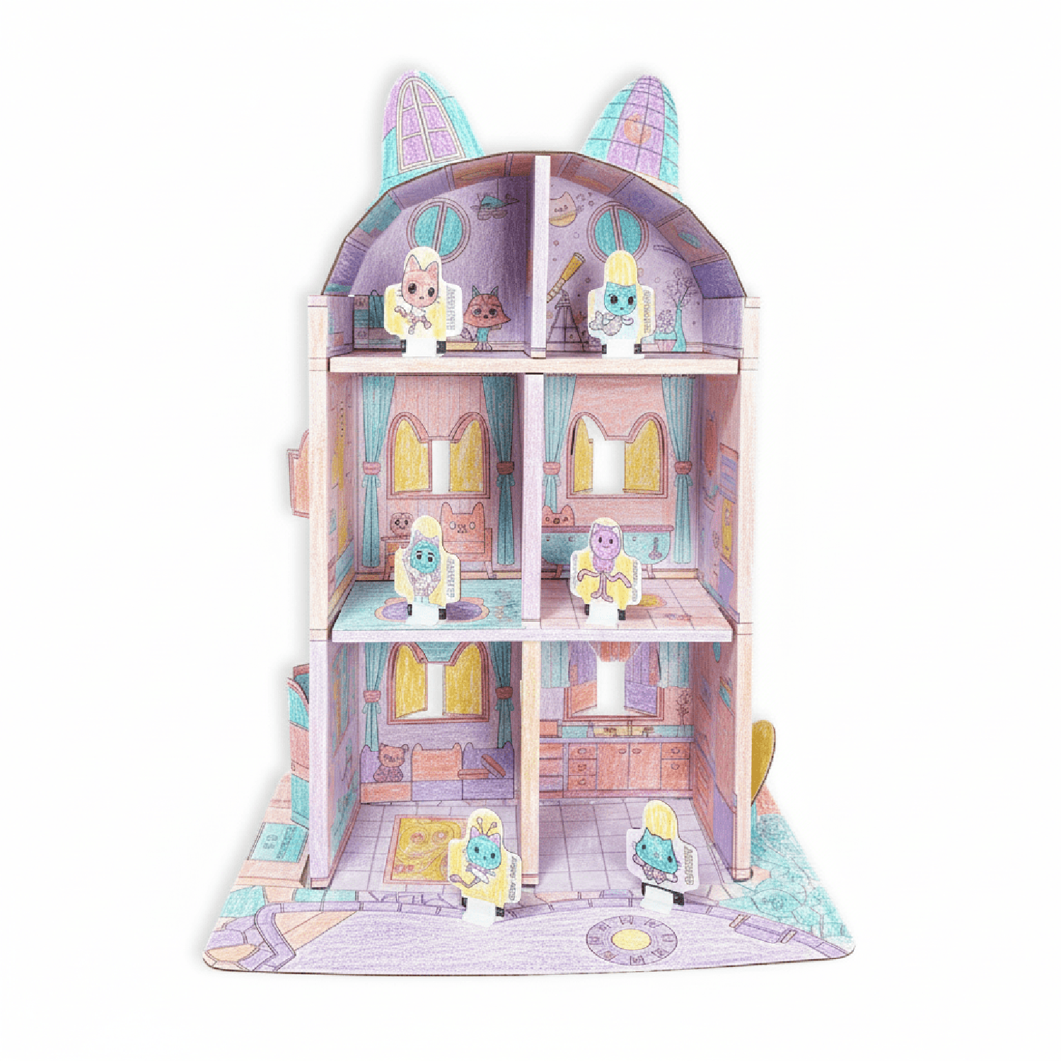 CASA PARA ARMAR, PINTAR Y JUGAR (CHICA) – GABBY’S DOLLHOUSE - PERÚ - 2