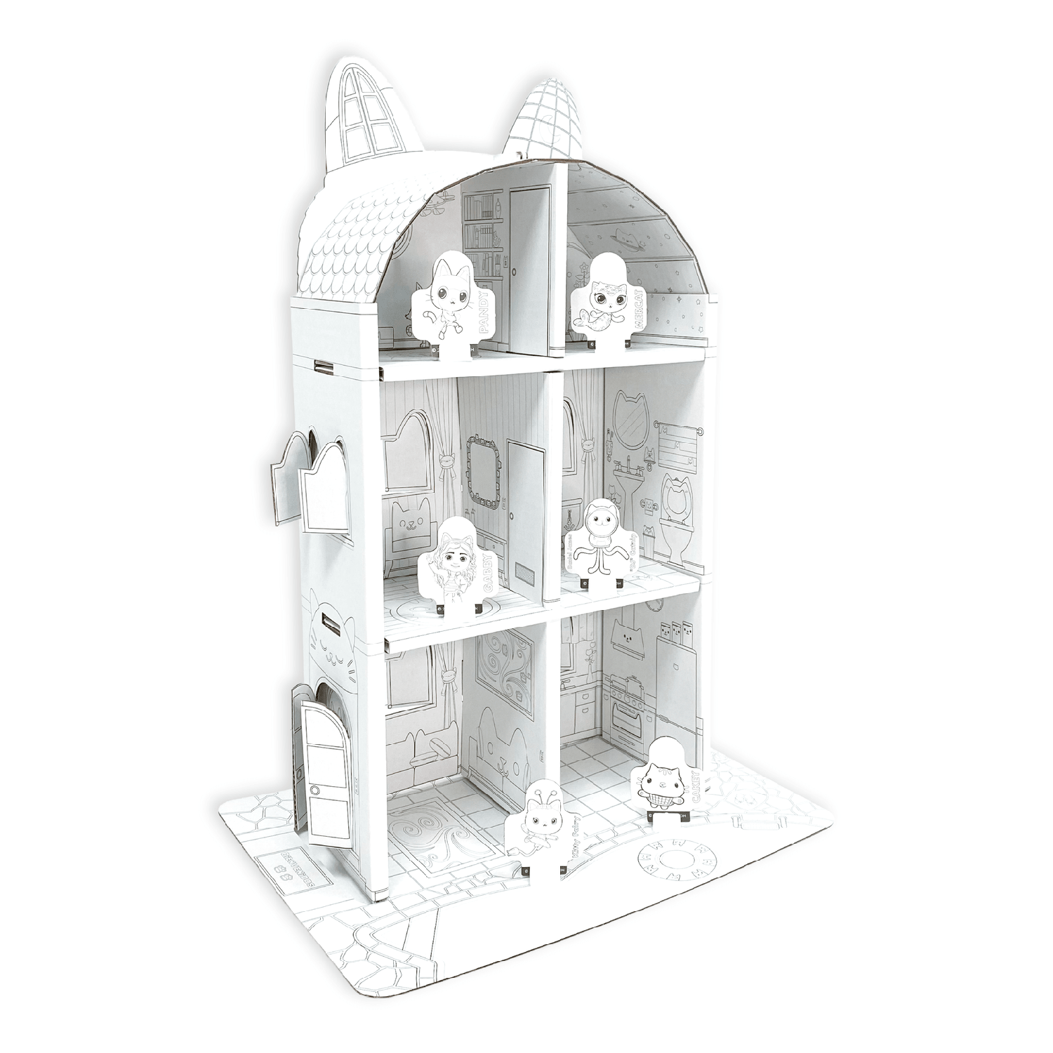 CASA PARA ARMAR, PINTAR Y JUGAR (CHICA) – GABBY’S DOLLHOUSE - PERÚ - 8
