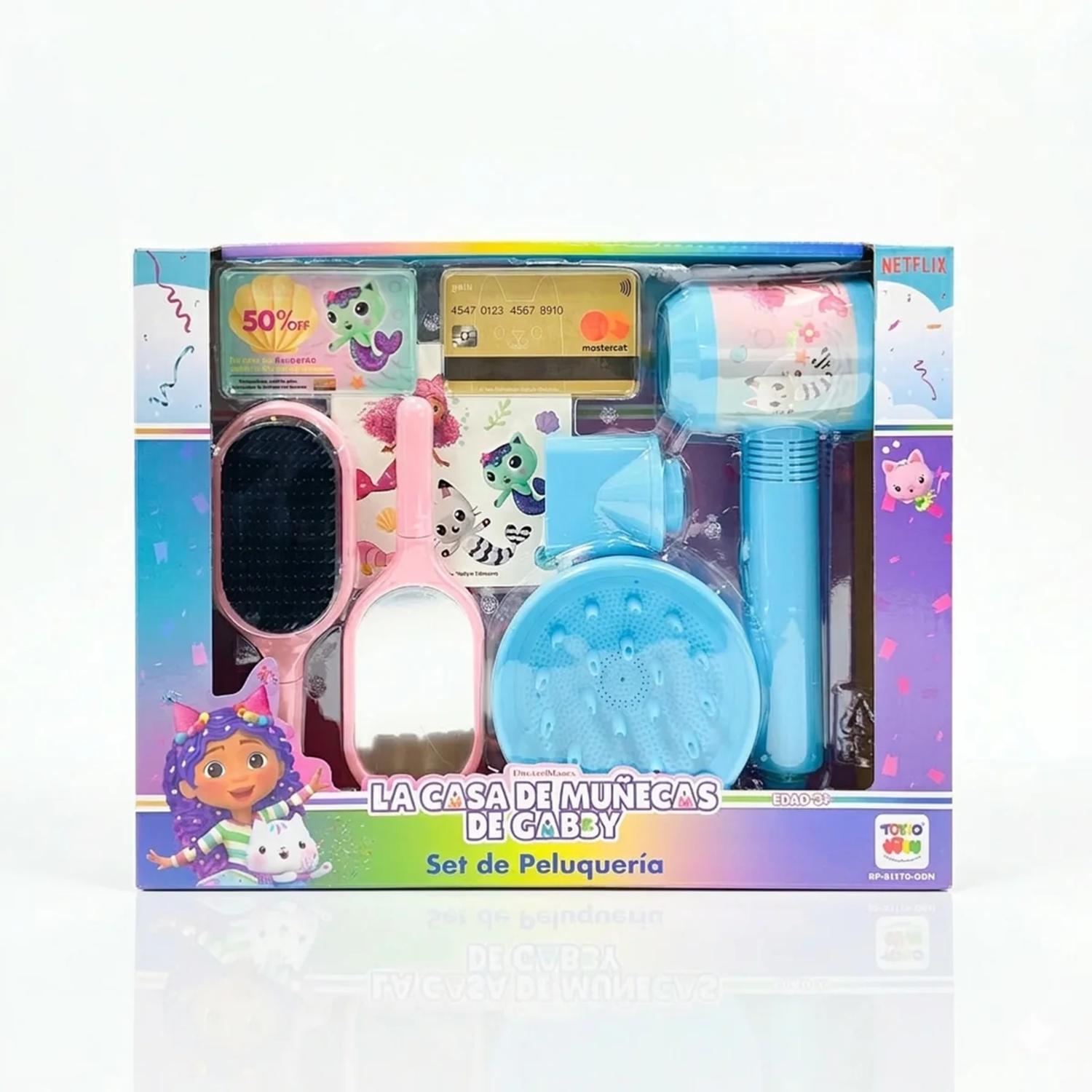 JUGUETE SET DE PELUQUERÍA SECADOR - GABBY'S DOLL HOUSE - PERÚ - 1
