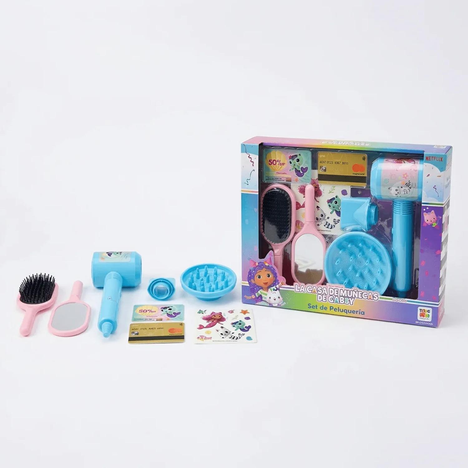 JUGUETE SET DE PELUQUERÍA SECADOR - GABBY'S DOLL HOUSE - PERÚ - 4