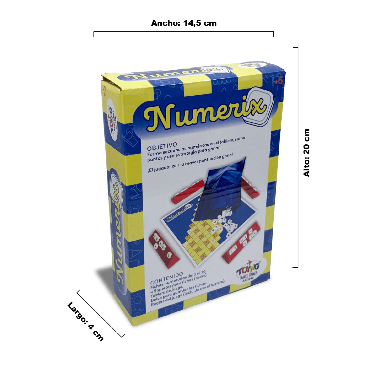 JUEGO DE MESA TRAVEL GAME NUMERIX – TOYNG - PERÚ - 5
