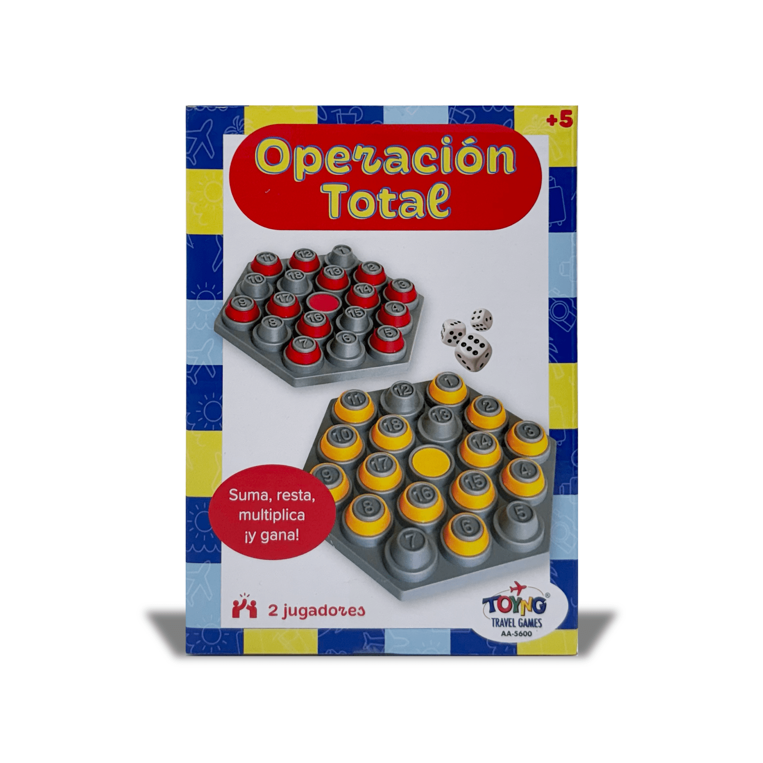 JUEGO DE MESA TRAVEL GAME OPERACIÓN TOTAL – TOYNG - PERÚ - 2