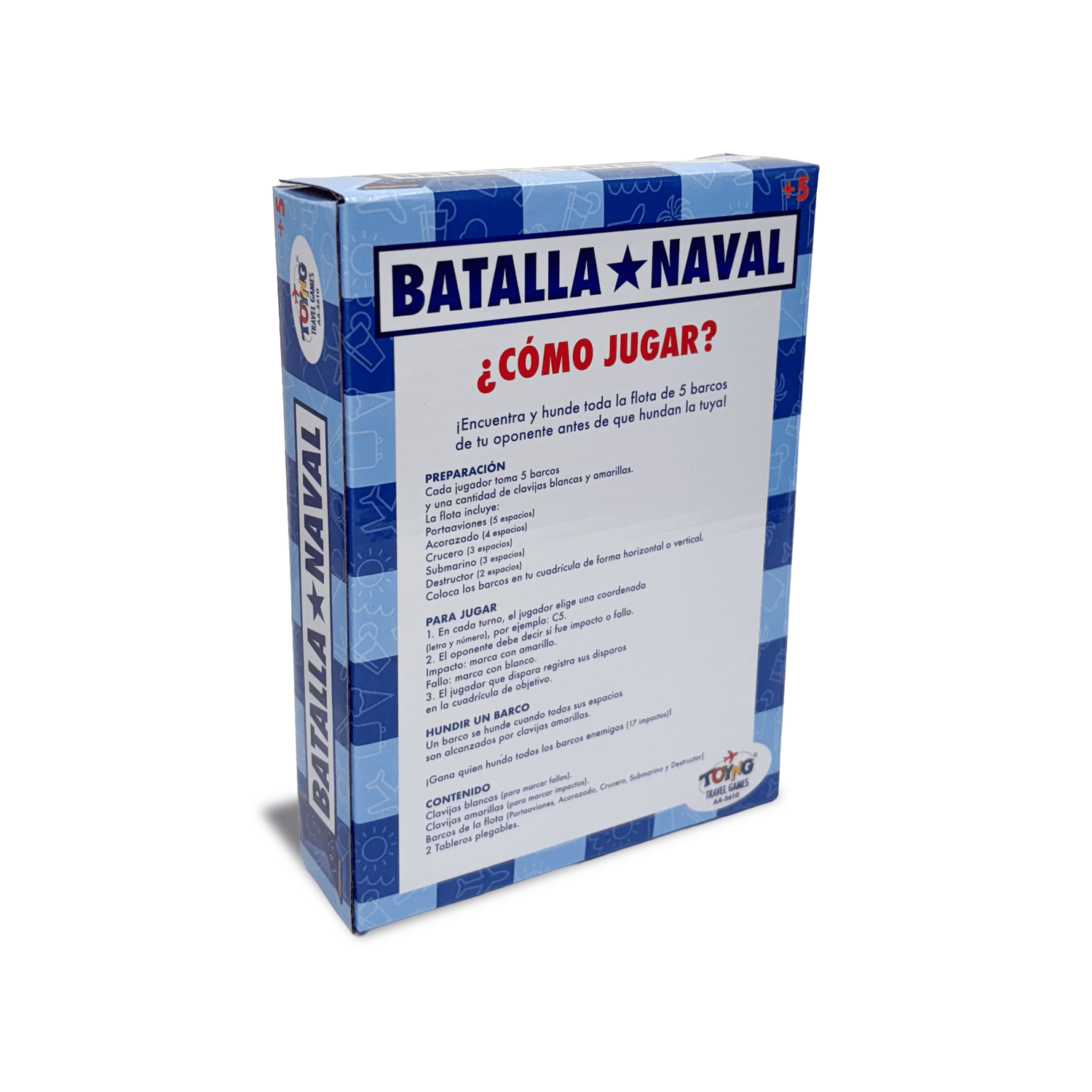 JUEGO DE MESA TRAVEL GAME BATALLA NAVAL – TOYNG - PERÚ - 4
