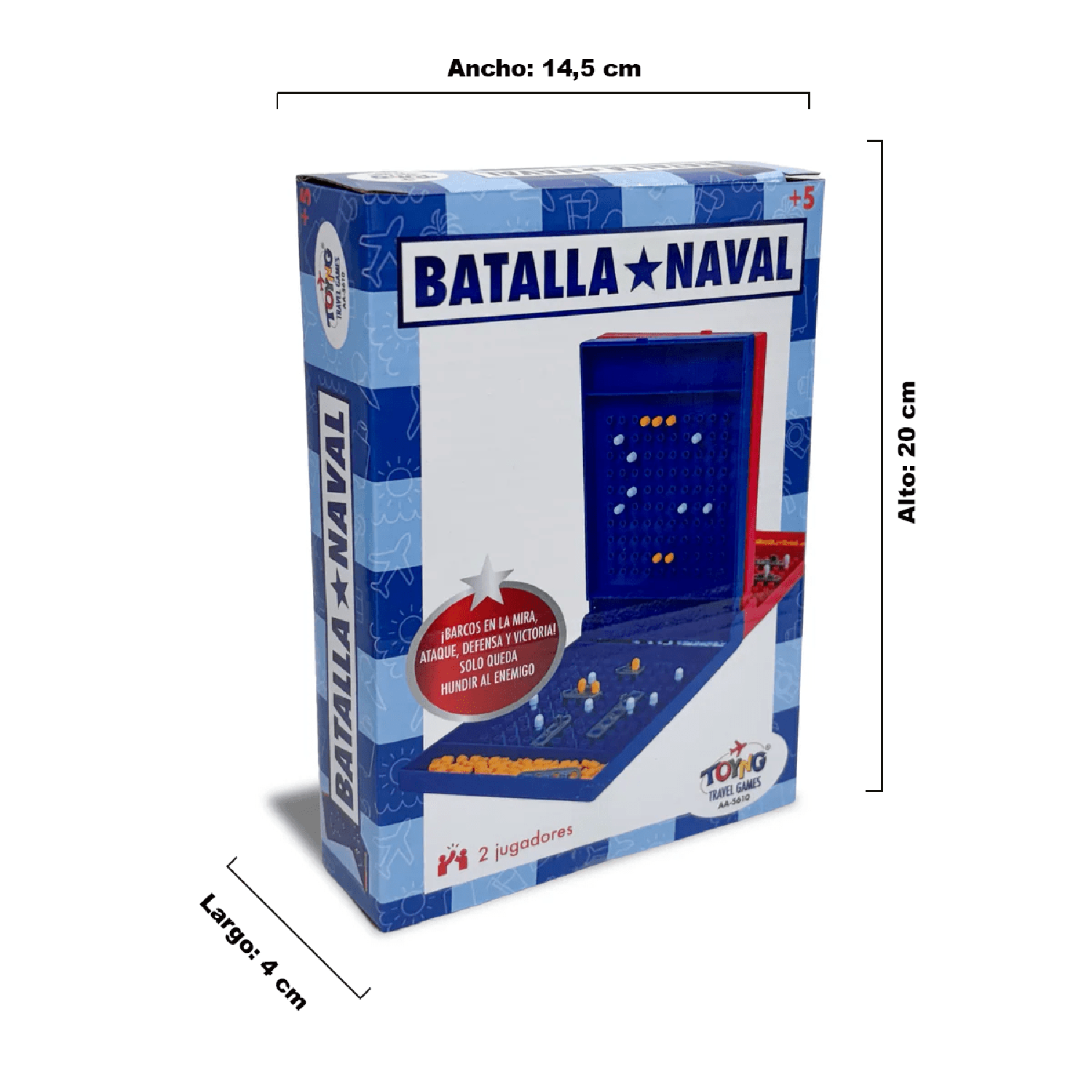 JUEGO DE MESA TRAVEL GAME BATALLA NAVAL – TOYNG - PERÚ - 6