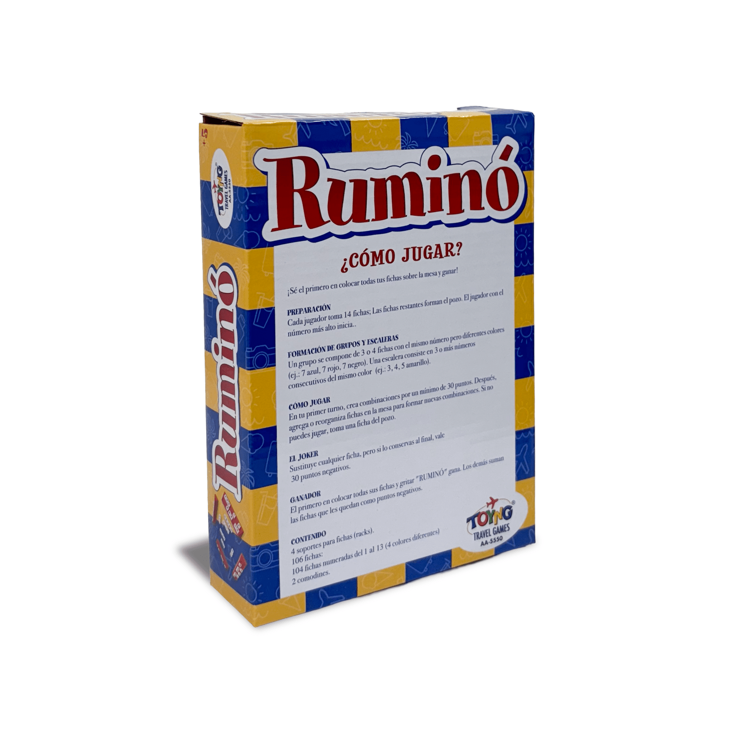 JUEGO DE MESA TRAVEL GAME RUMINÓ – TOYNG - PERÚ - 4