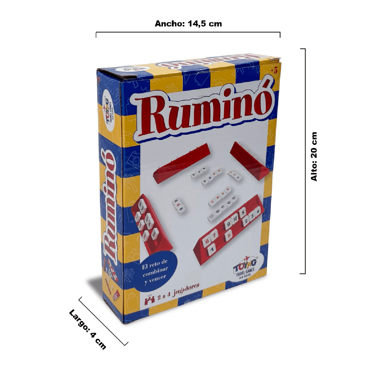 JUEGO DE MESA TRAVEL GAME RUMINÓ – TOYNG - PERÚ - 6